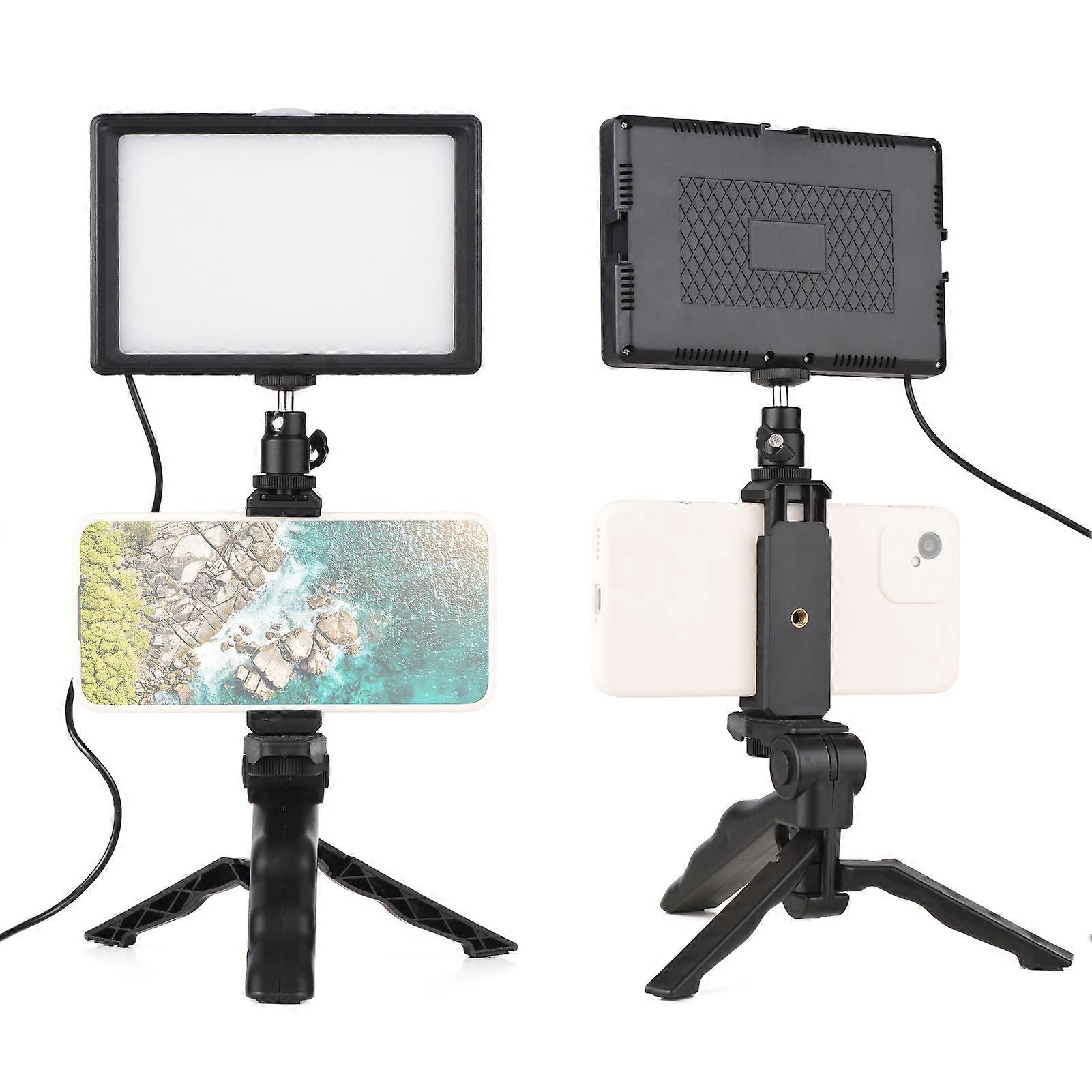 LED Video Light Panel: Adjustable Desktop Lighting for Video Conferencing & Recording
