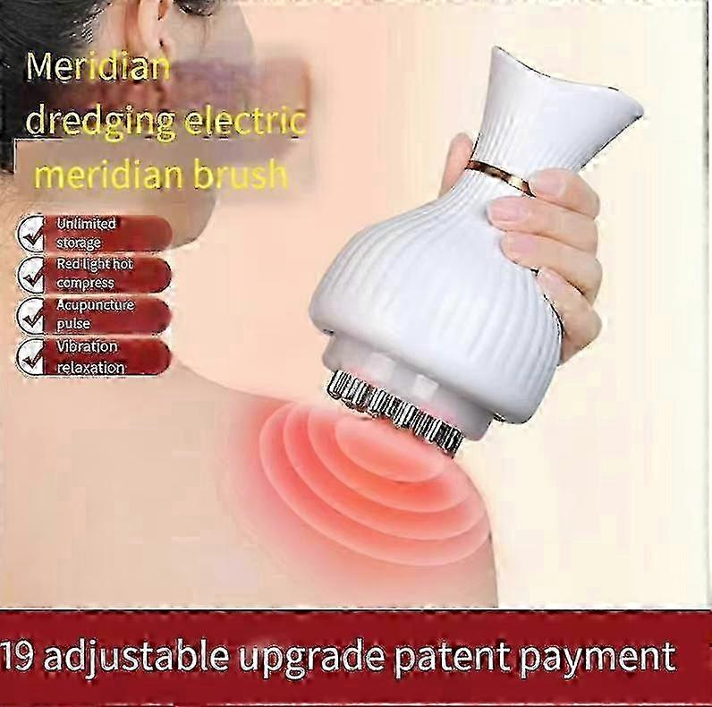 Machine électrique De Drainage Lymphatique - Brosse Massage Méridien Corporel - Neuf Sous Blister