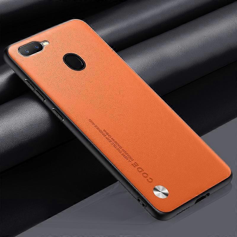 Luxury PU Leather Case For OPPO AX7 A3S A5S A12 A12E Matte Cover Silicone Phone Case For OPPO A3 F11 A9X AX5S Realme C1 Coque