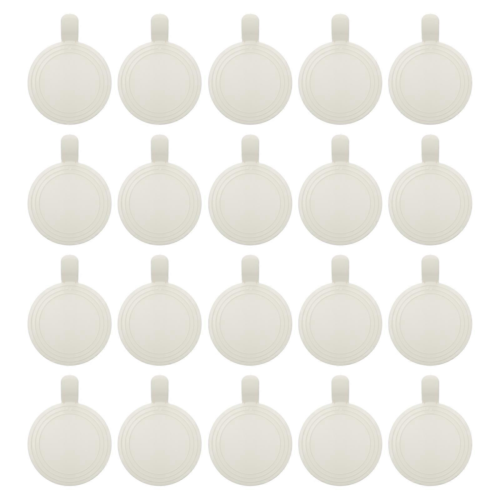 ألواح كيك بيضاء للخبز بحواف ناعمة وصنعة ممتازة 100 قطعة