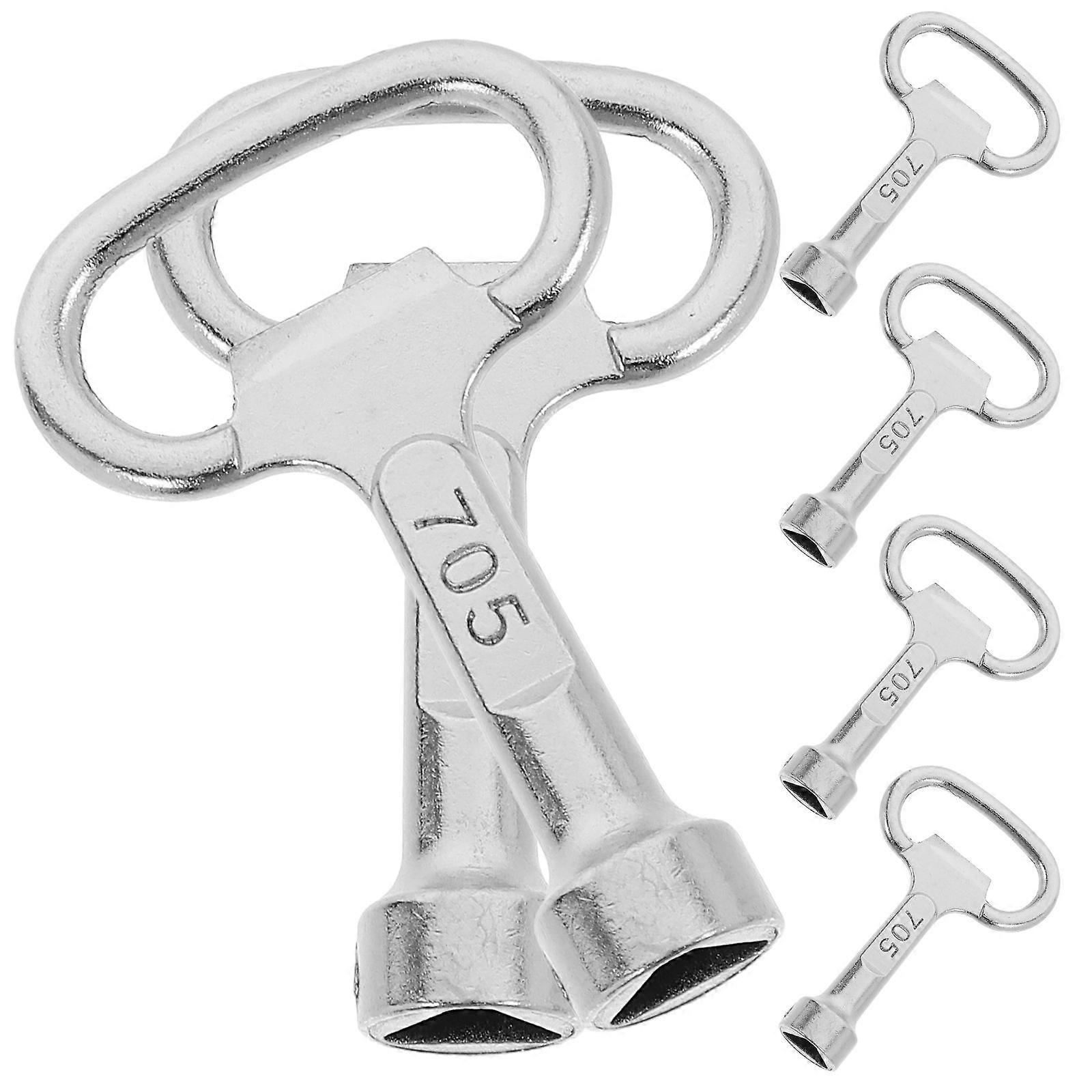 Robust Triangle Key Managing Public Trash Bins with Ergonomic Handles