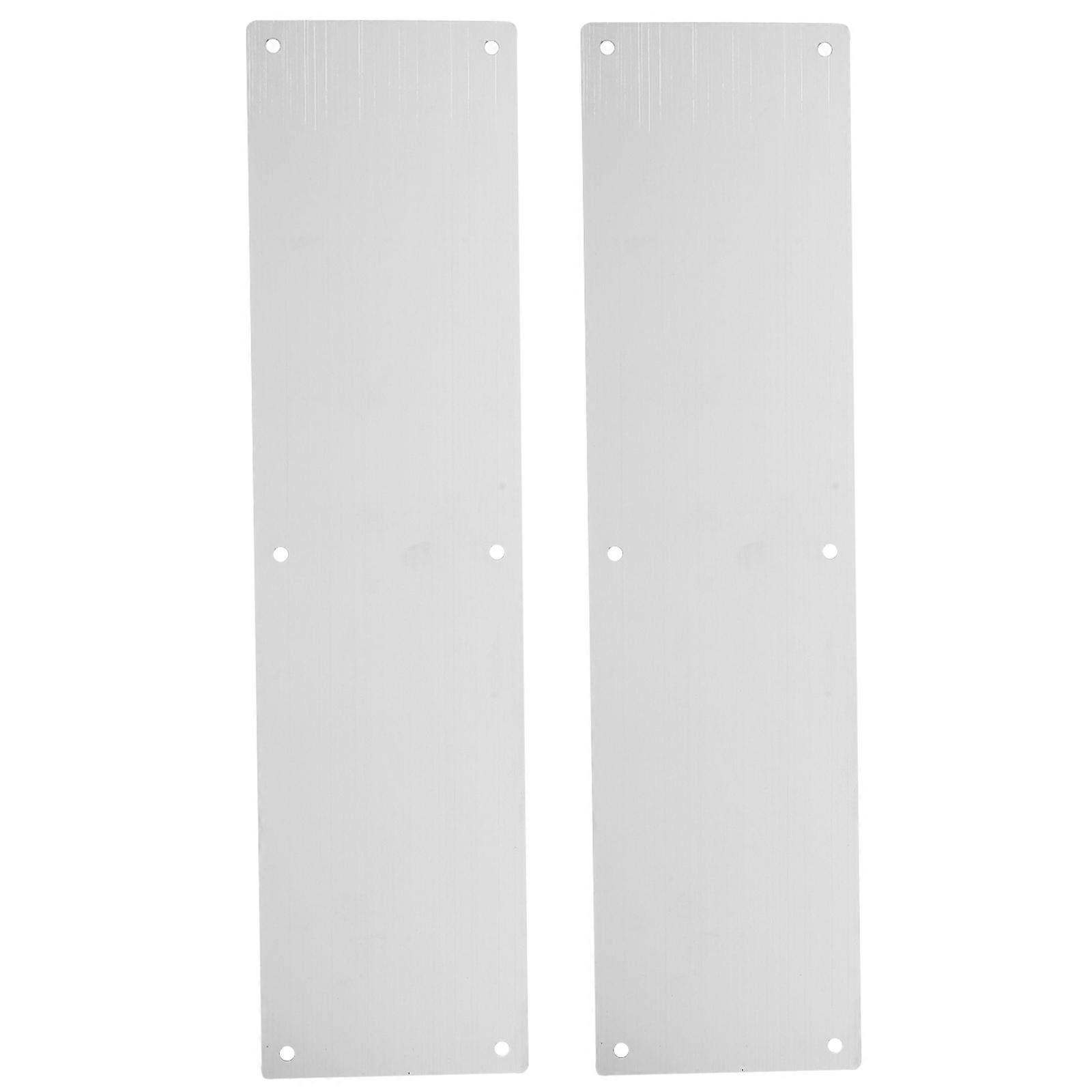 Sturdy Metal Kick Board, Safeguards Doors with Simple Installation Process