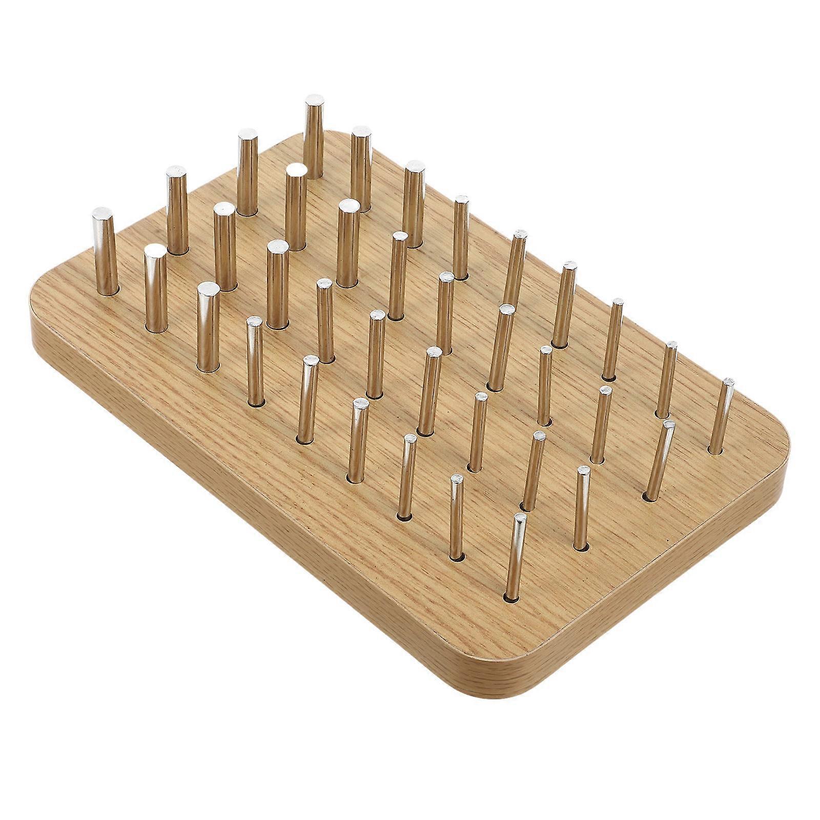 Wooden Pegboard for Hand Rehabilitation & Occupational Therapy – Enhances Hand Eye Coordination and Finger Dexterity for Adults