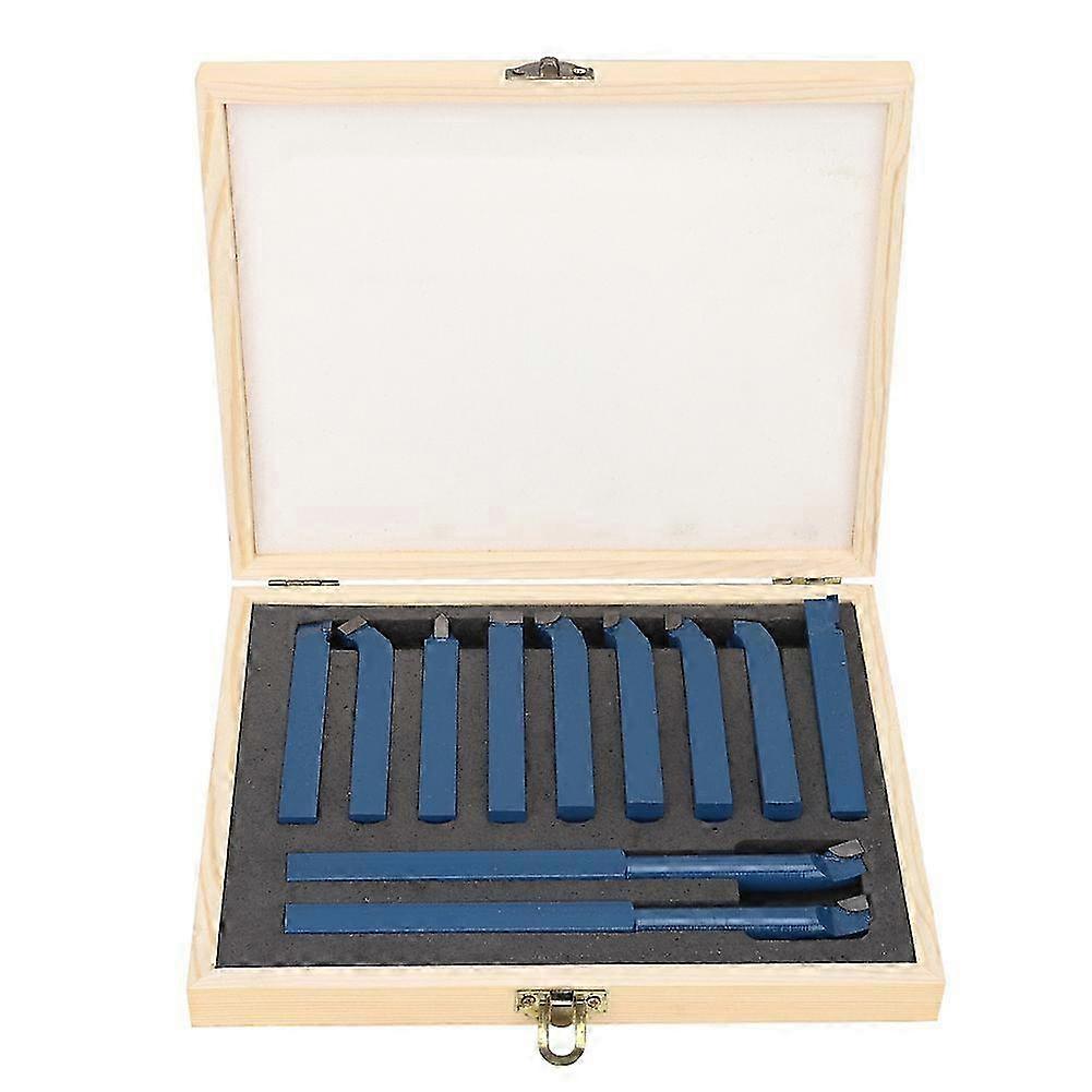 11pcs Mini Carbide Lathe Tool Set Welding Turning Tool Machine Tool Parts10x10mm--