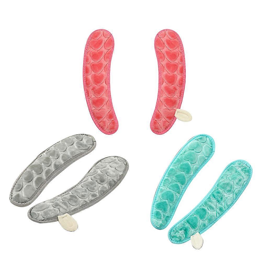 Comfortable Toilet Seat Cushion Heart-Shaped Down Washable Adults 35X9CM 3 Pairs
