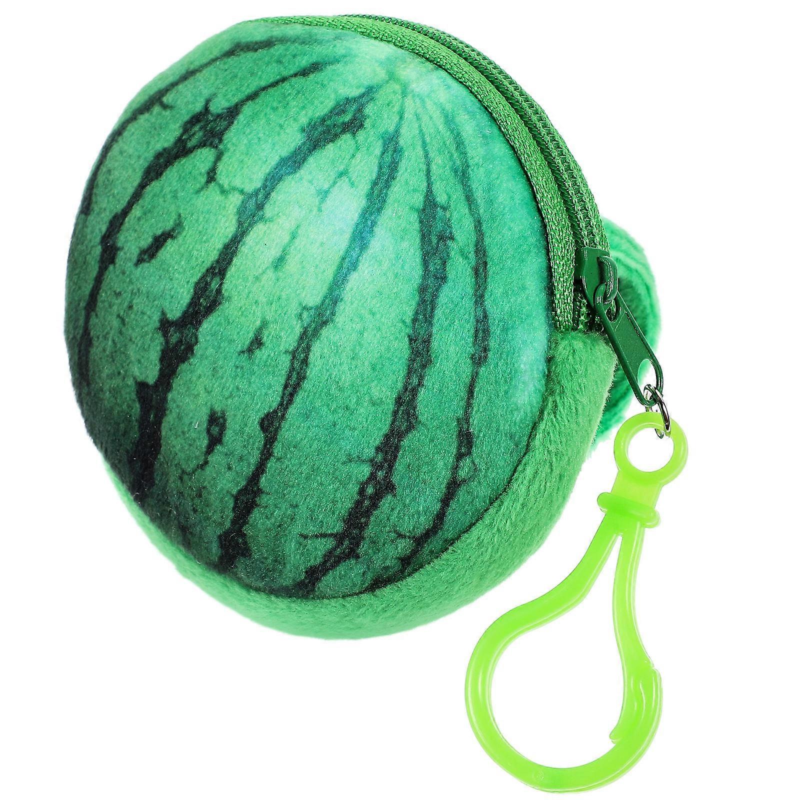 Watermelon Design Slap Bracelet Coin Purse Multi Functional Soft Wristband Accessory for Party Favors