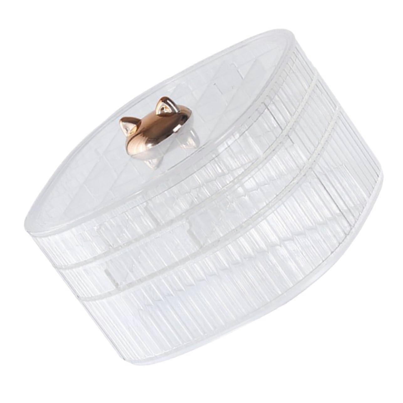 Transparent Jewelry Organizer Box Stackable with Multiple Compartments for Rings Earrings Bracelets Durable Space-Saving Design