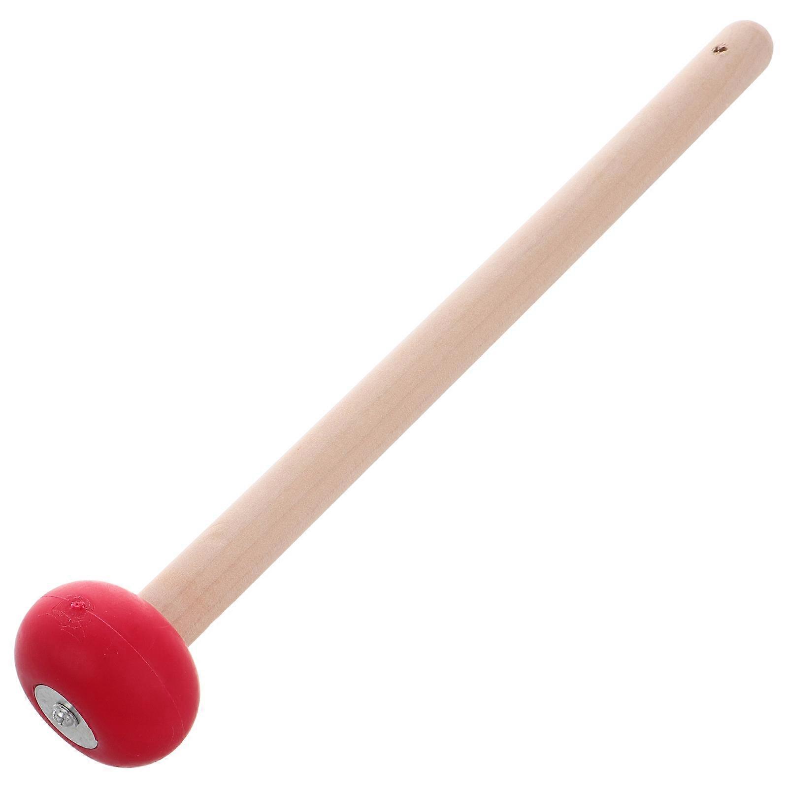 Durable Wooden Mallet with Rubber Tip, Ergonomic Handle for Percussion, Gong, Chimes, Xylophone – Compact Lightweight Design for Musicians and Travel