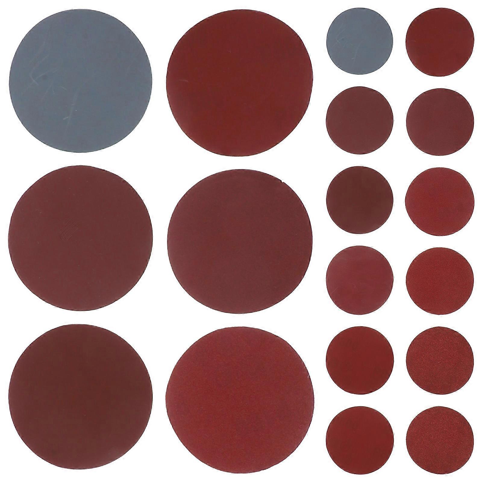 100pcs Hook & Loop Sanding Discs with Adhesive Backing for Electric Sanders, Multi Grit Range for Coating Removal, Polishing, and Reusable Abrasive