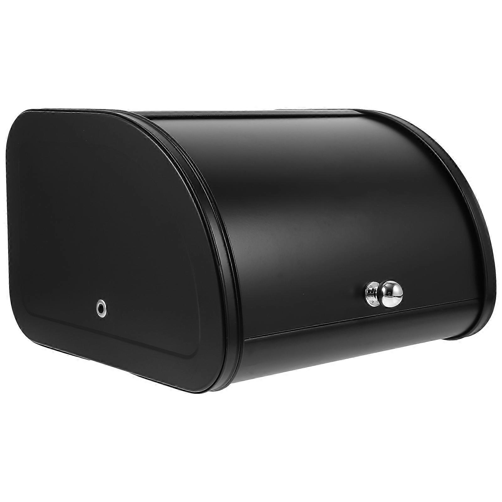 Airtight Bread Storage Box Metal Bread Organizer Kitchen Utensil Storage 1Set