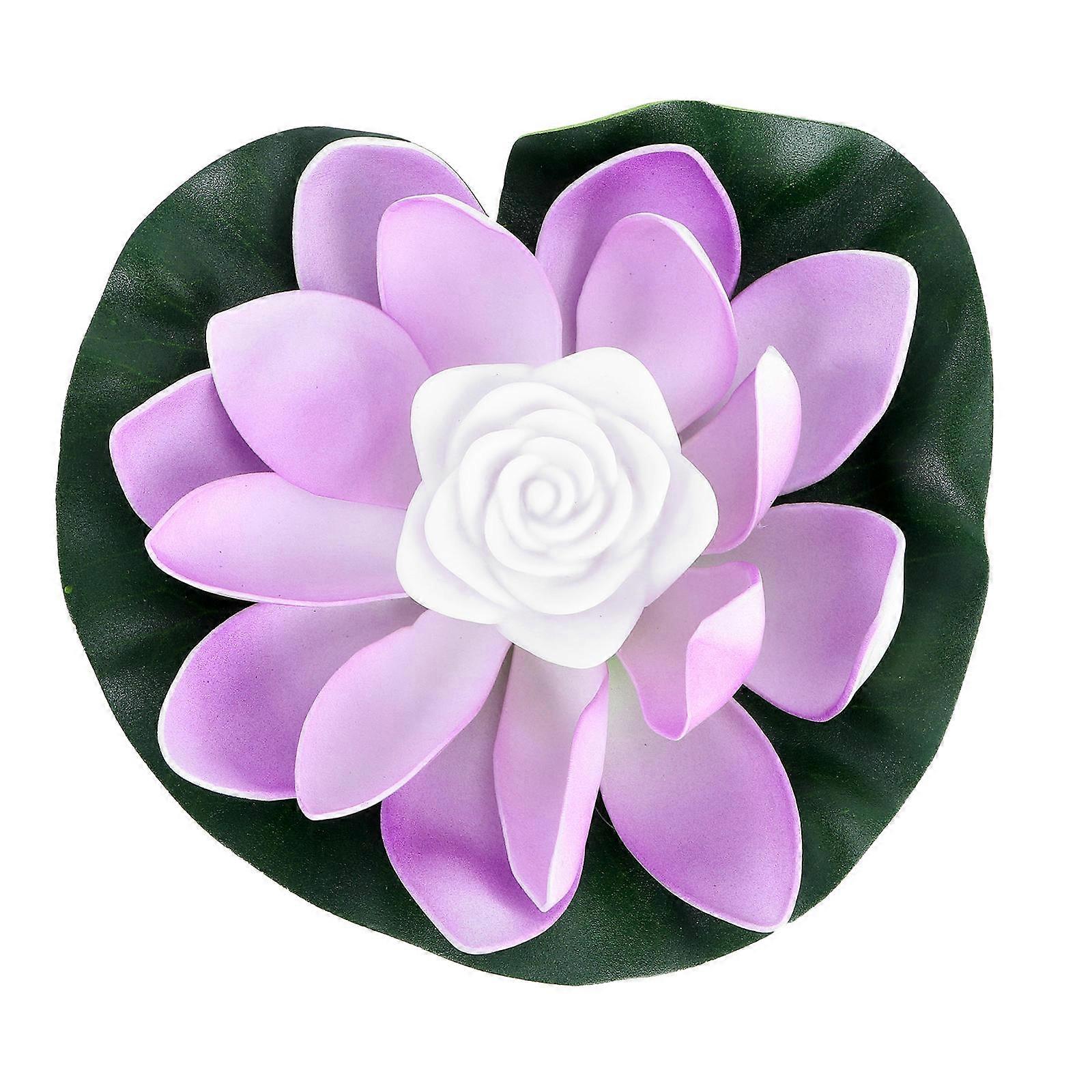 Lotus Flower Lamp Pool Floating Lights Material 17cm Various Festivals Decoration 1Pack