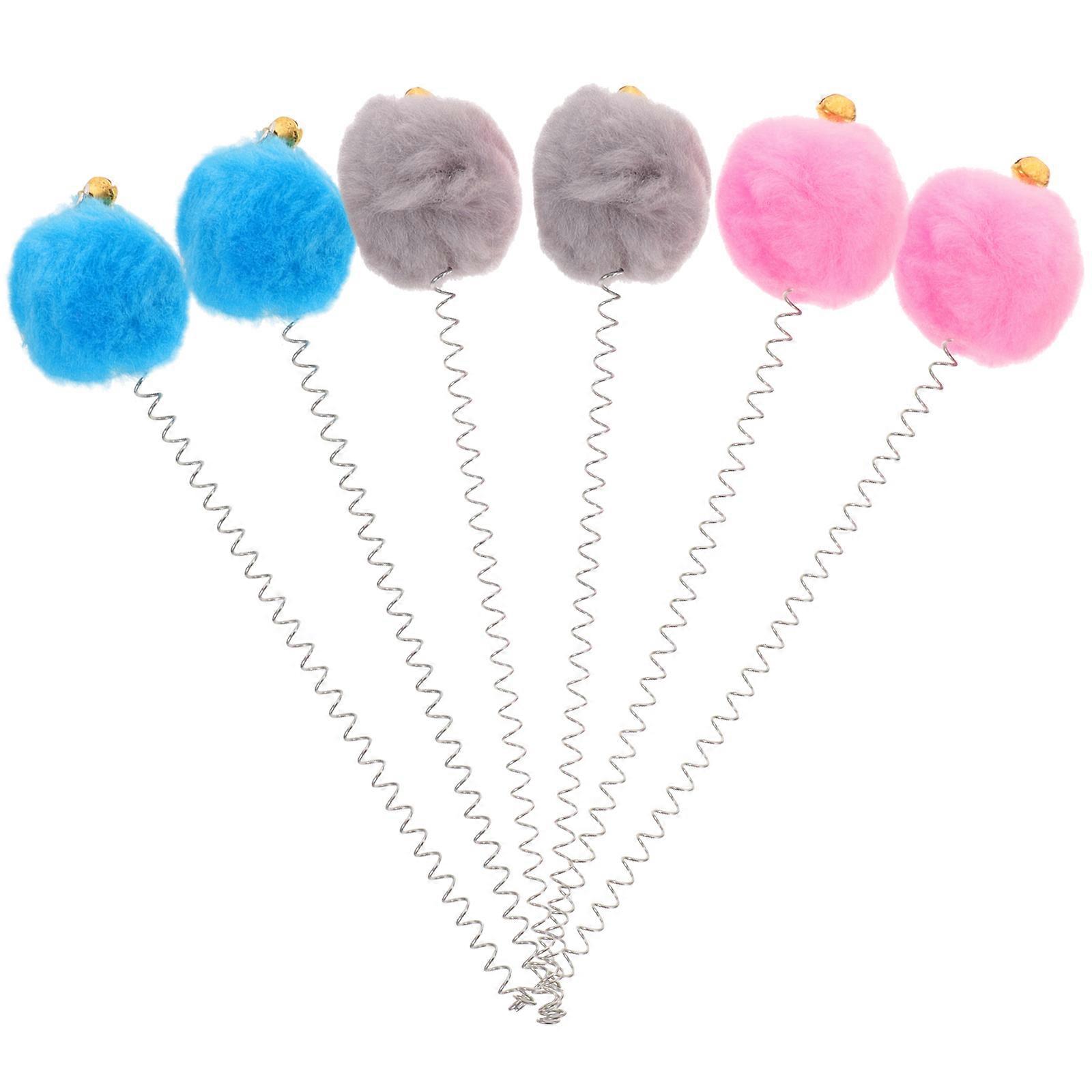 Suction Cat Grey Cat Training Indoor Play 6Set