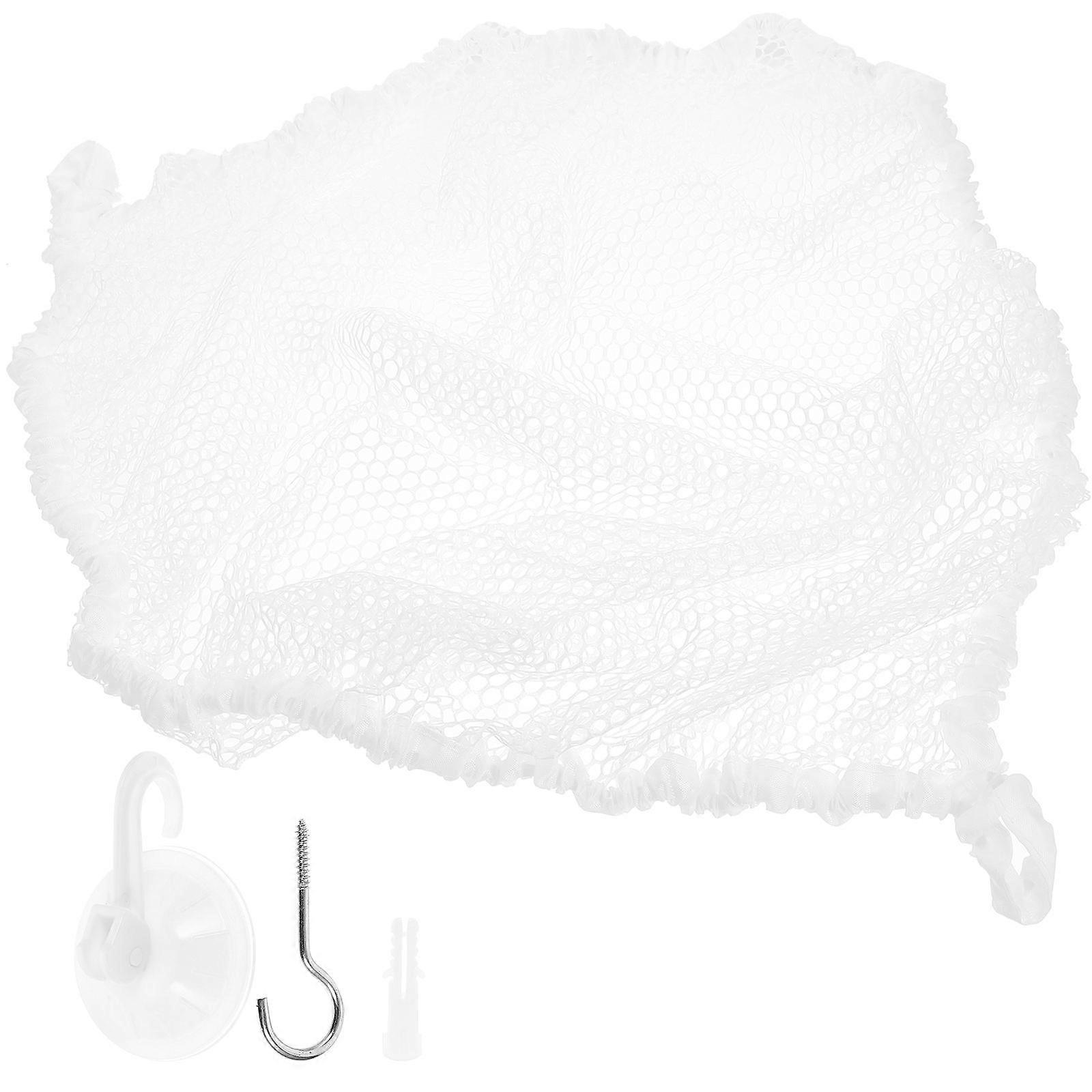 Hanging Mesh Storage Stuffed Animal Hammock Toy Indoor Use 150X100CM 1Set