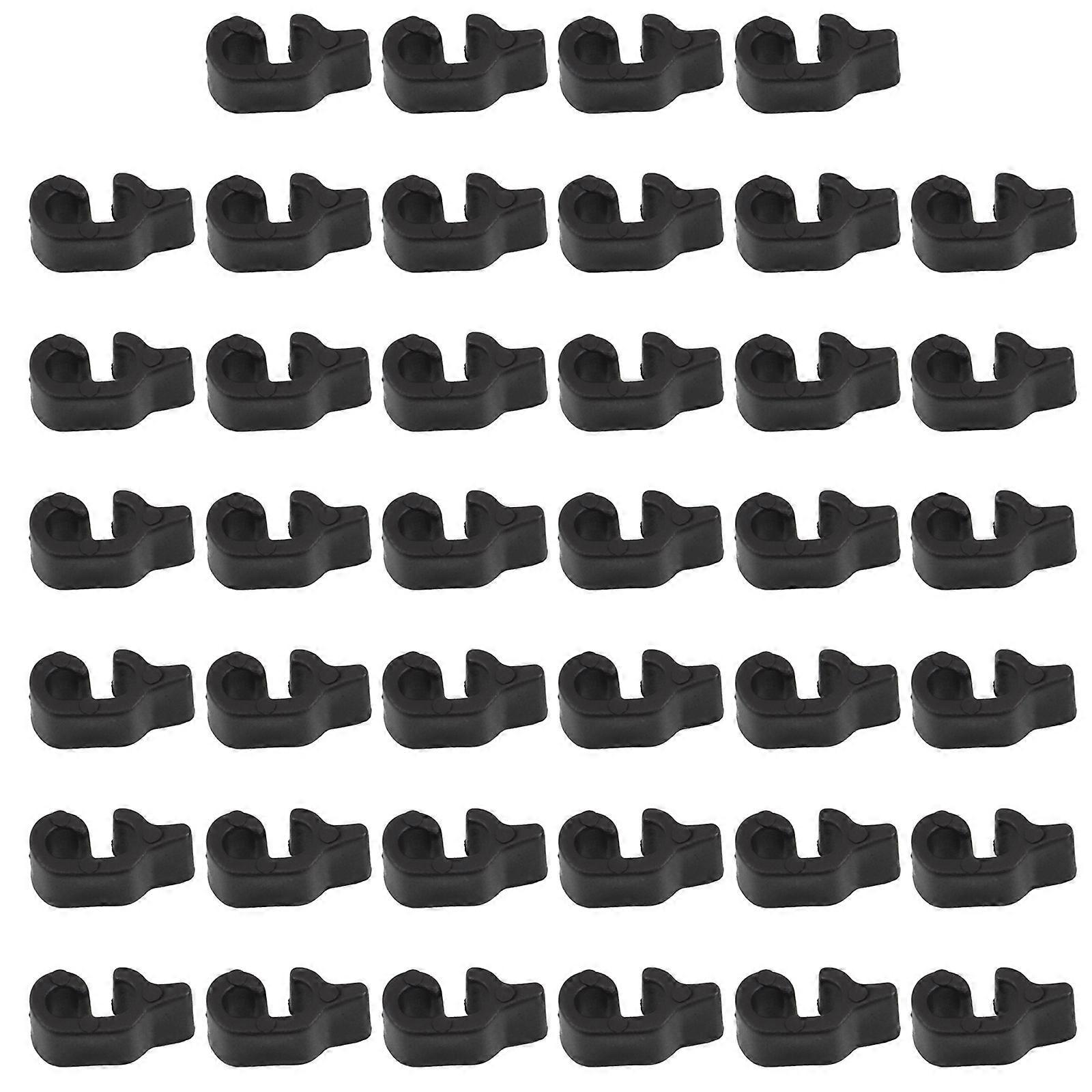 40pcs Sturdy Pet Cage Clips Wire Buckles for Crate Door Fastening Compact Design Easy Setup Organized Storage Compatible with Pet Crates Gates Fences