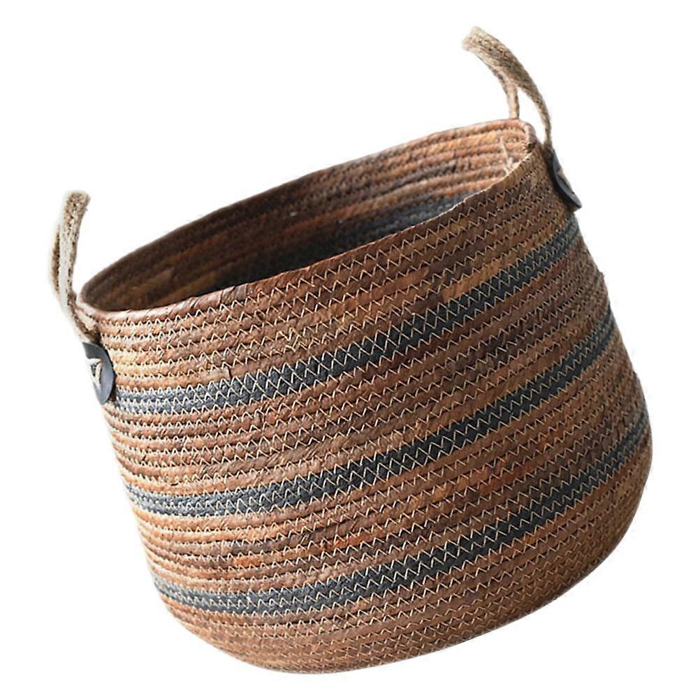 Dirty Clothes Basket Large Woven Storage For Laundry Home Use 1Pack