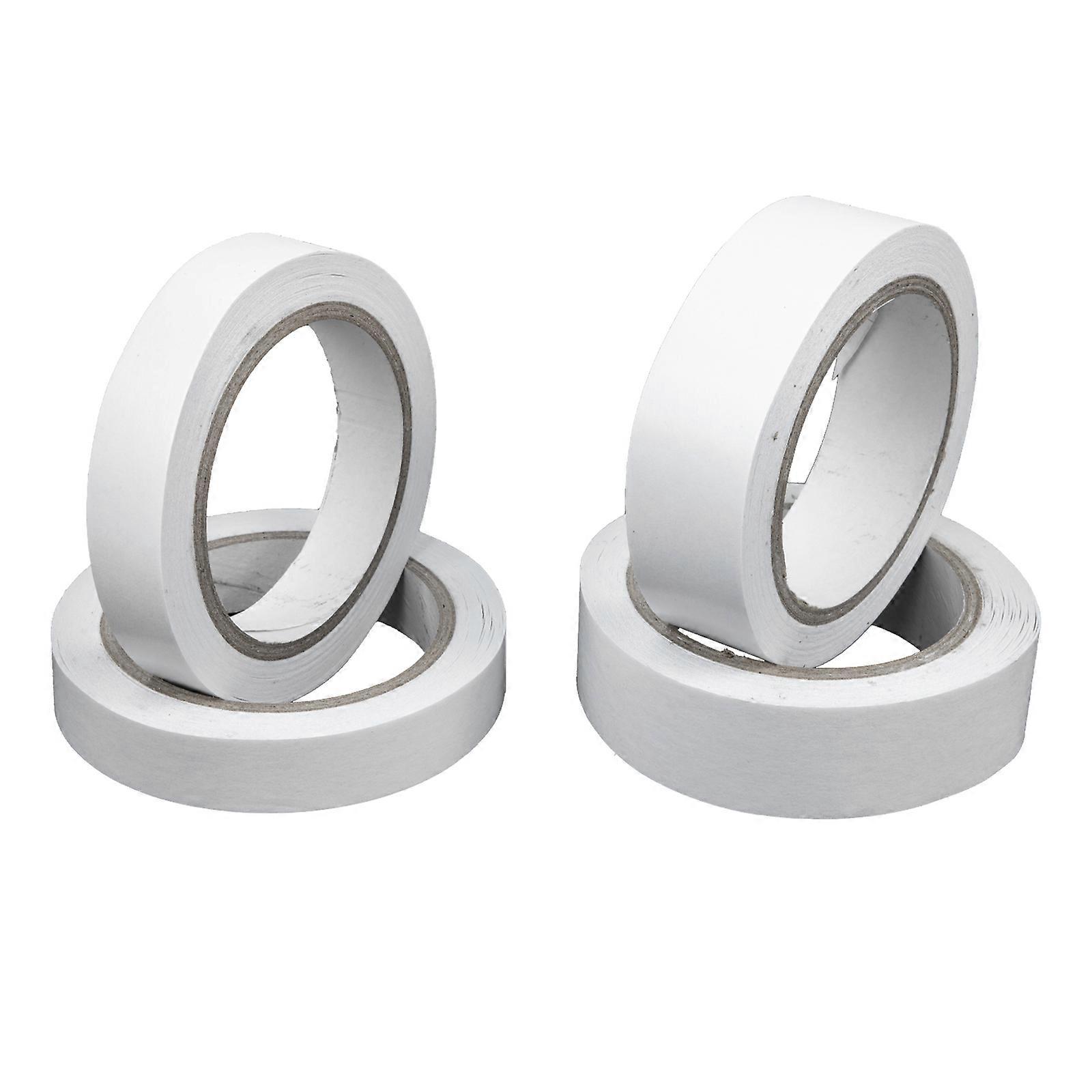 4 Rolls High Strength Double Sided Adhesive Tape for Home, Office & Crafts – Multipurpose Use