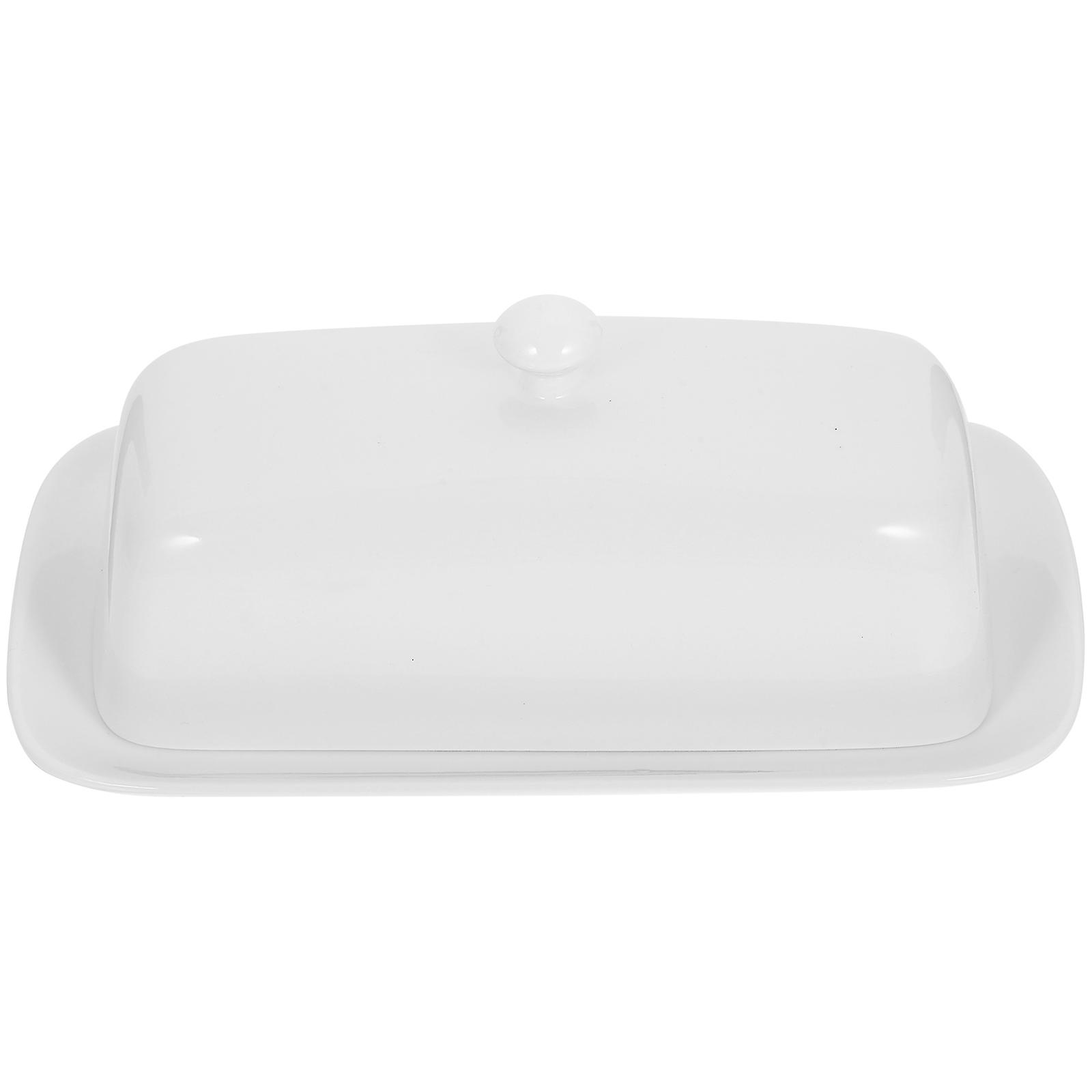 Butter Keeper Dish Covered Butter Dish For Homeowners Rustic Farmhouse 20.50X10.50X9.00CM Keeps Butter Secure 1Set
