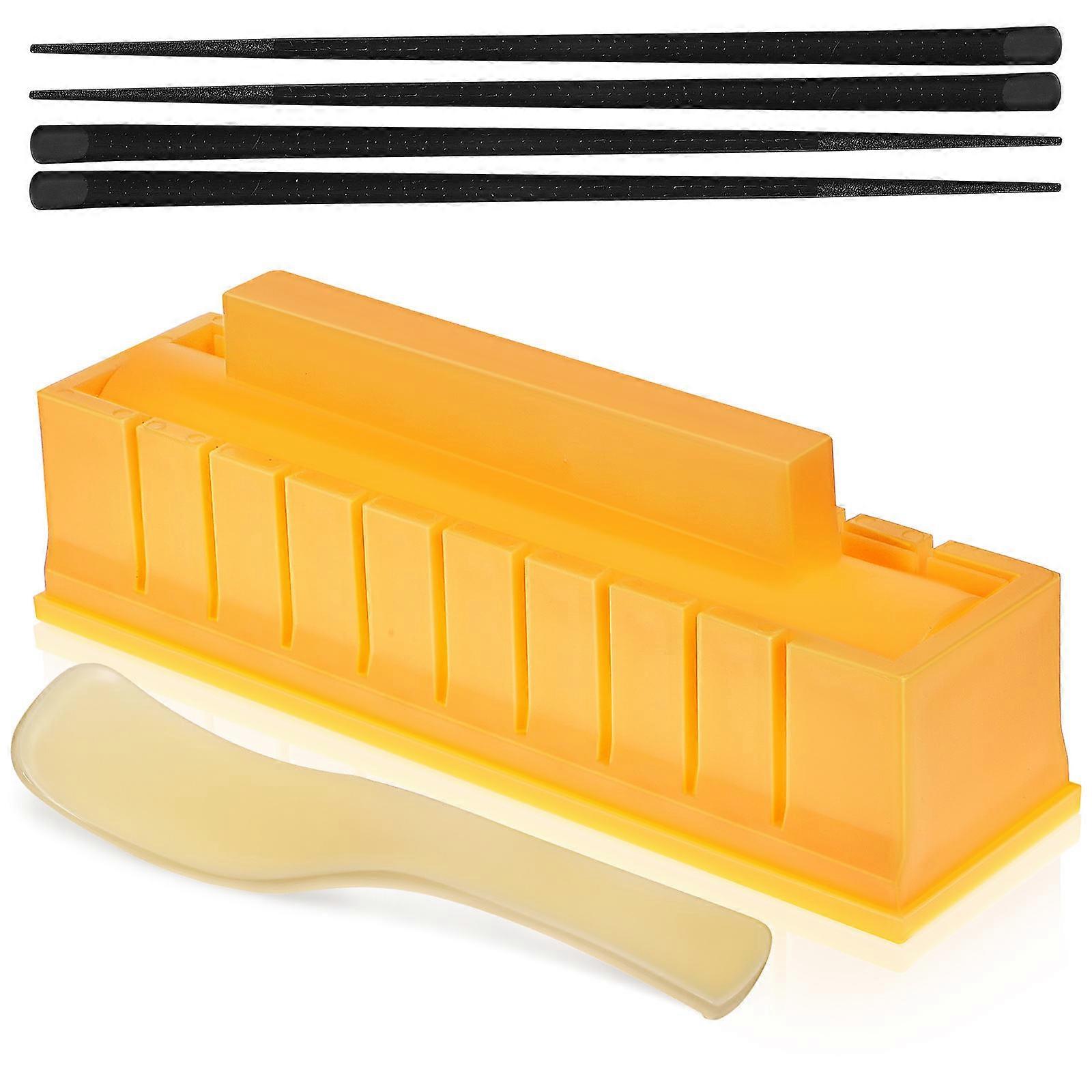 Rice Mould For Making Sushi Diy Mold Rice Paddle With Chopsticks For Diy Making Rice Ball Sushi Black 1Set