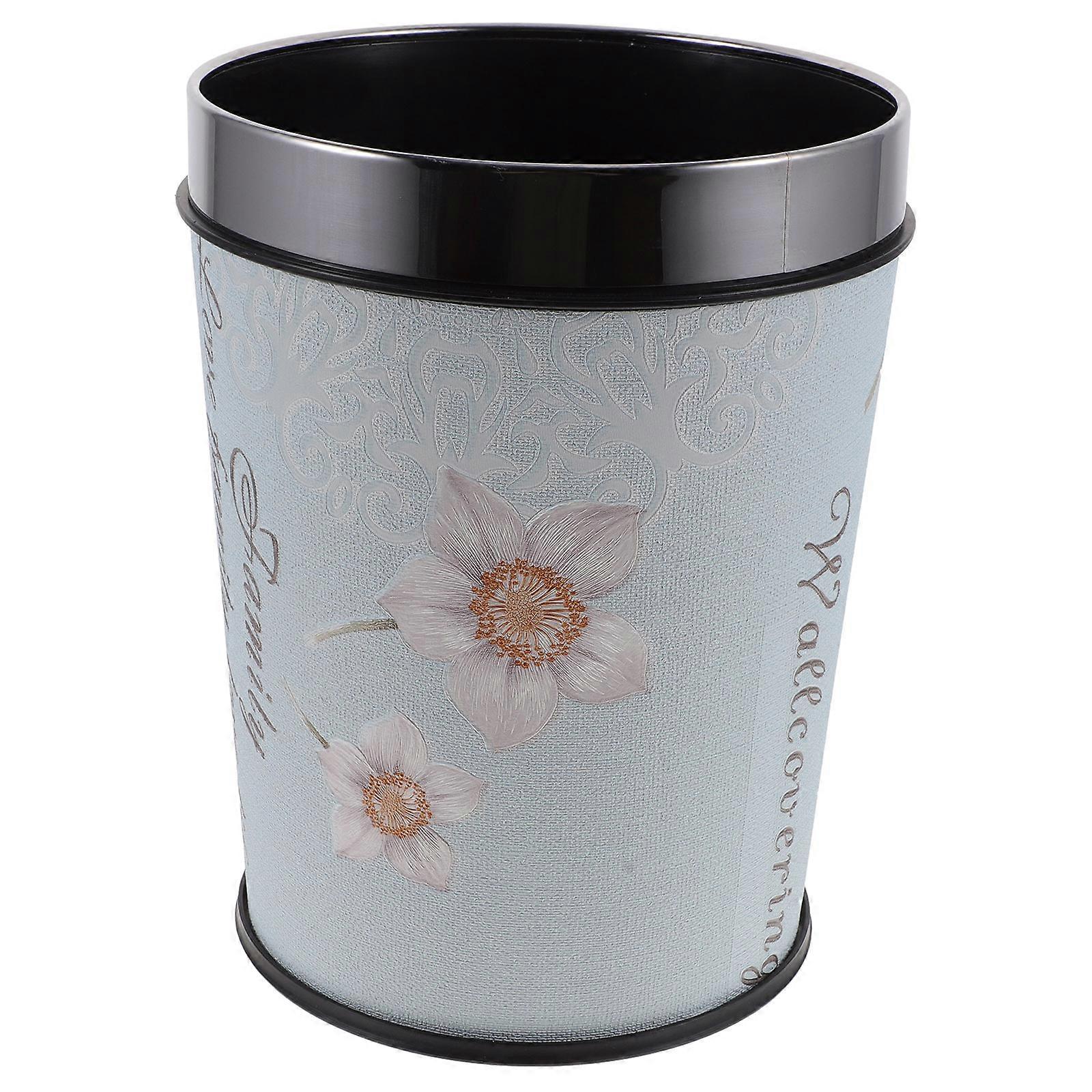 Here's a polished and engaging product description based on the title you provided:
**Decorative Retro Style Trash Can – Large Capacity Multi