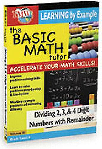 The Basic Math Tutor Dividing 2 3 and 4 Digit Numbers With... DVD (2011) cert - Region 1