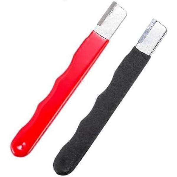 12cm 2pcs Scissors Sharpener Kitchen Knife Sharpener Multi Tool Garden Blade Sharpener