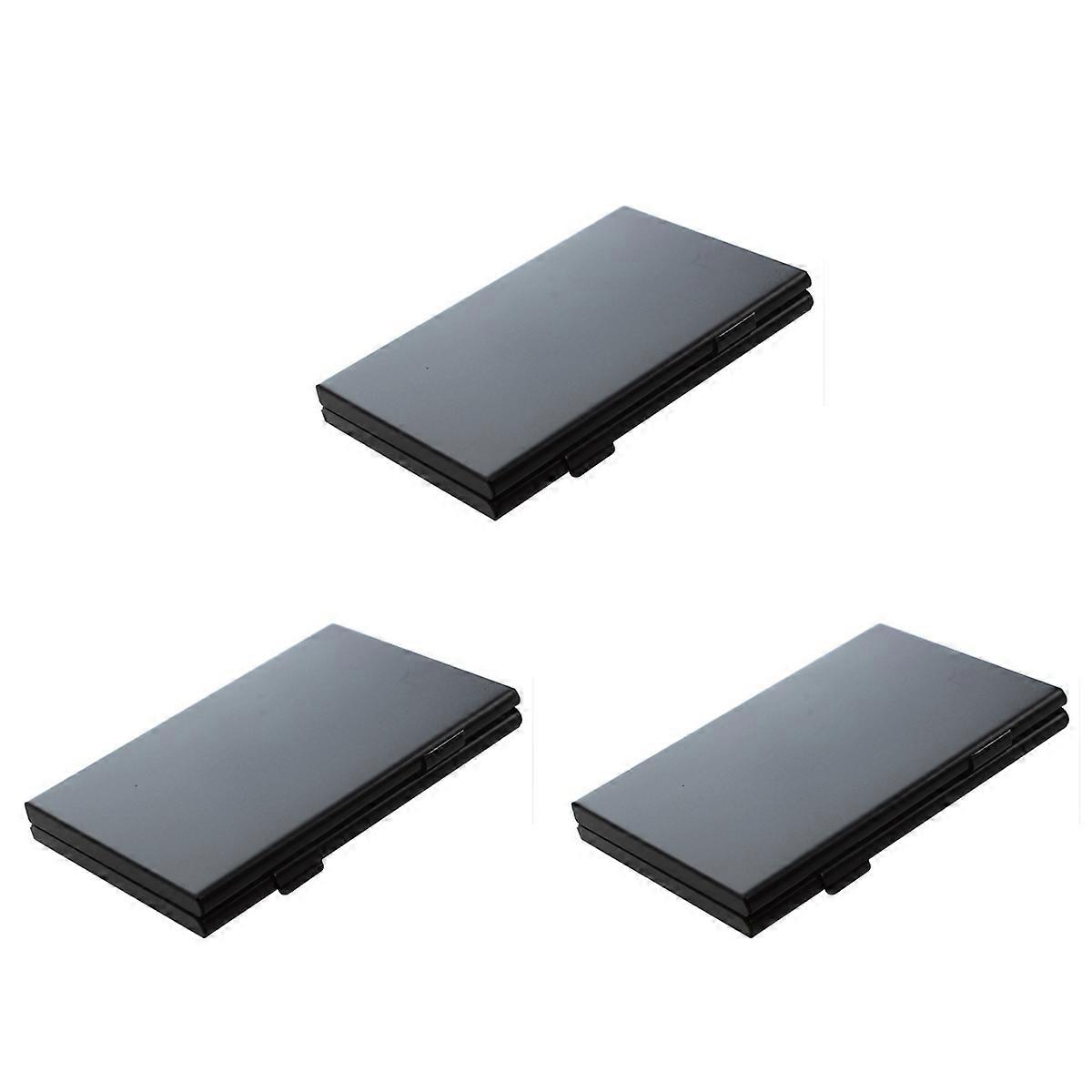 3X Case Transmission Case Memory Card Storage Alu Protection. for SD TF Flash for Black 6SD