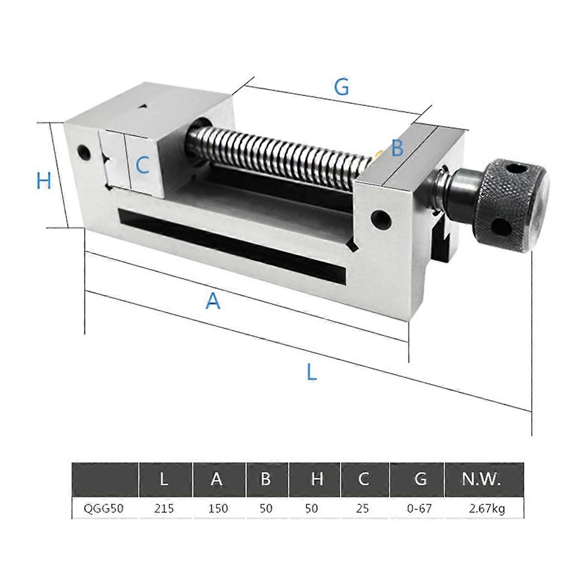 QGG50 High Precision Machine Vise 2 Inch Right Angle Vise Grinder