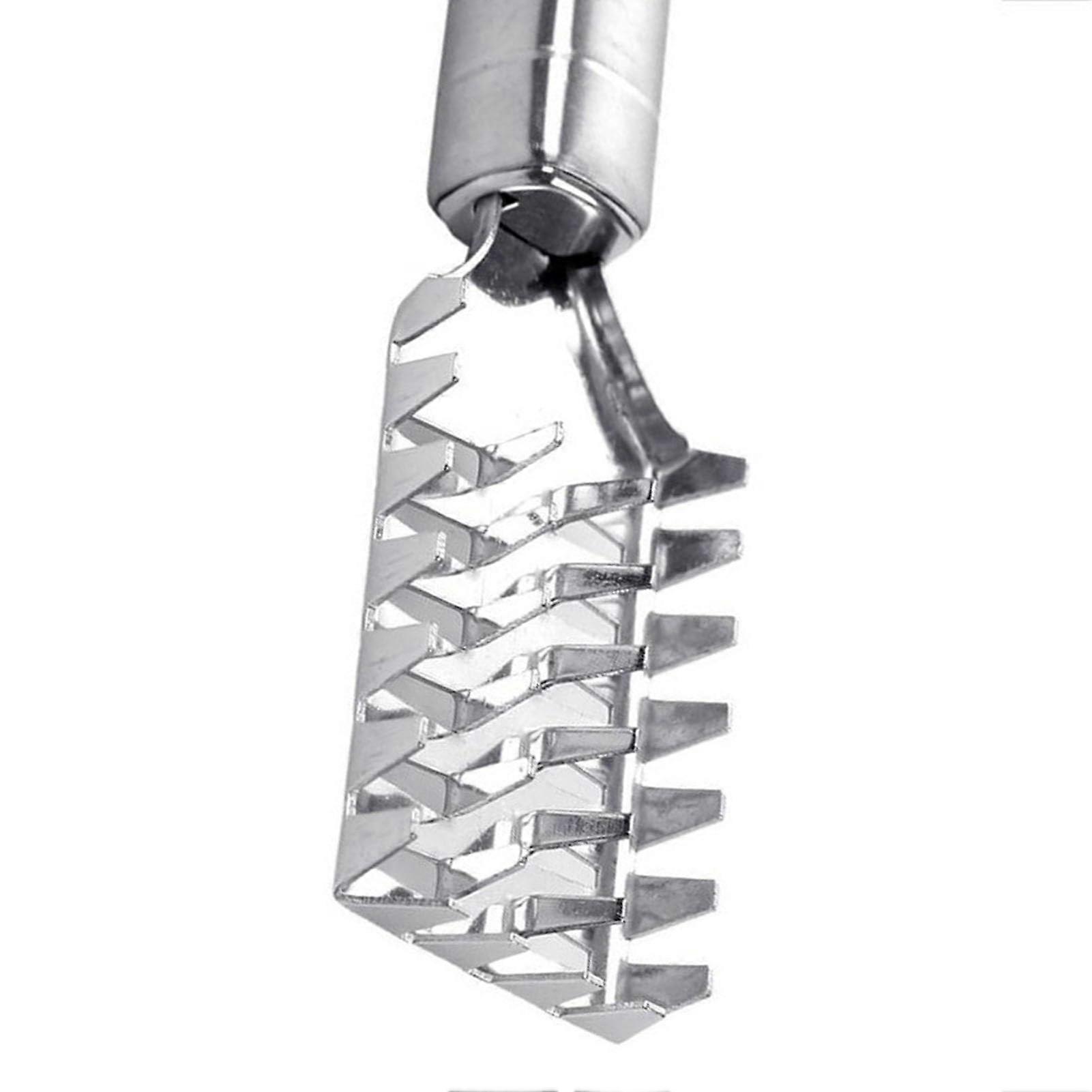 Fish Scaling Brush, Stainless Steel - Easy Fish Scale Remover Kitchen Tool, Durable, Lightweight with Ergonomic Handle