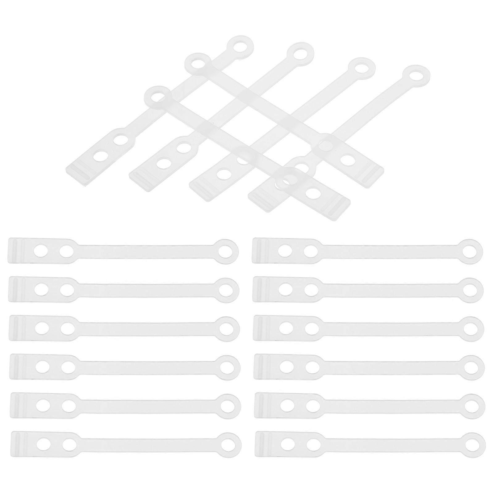 35pcs Transparent Hair Perm Rod Elastic Bands for Curl Styling and Dyeing, Hair Roller Accessories