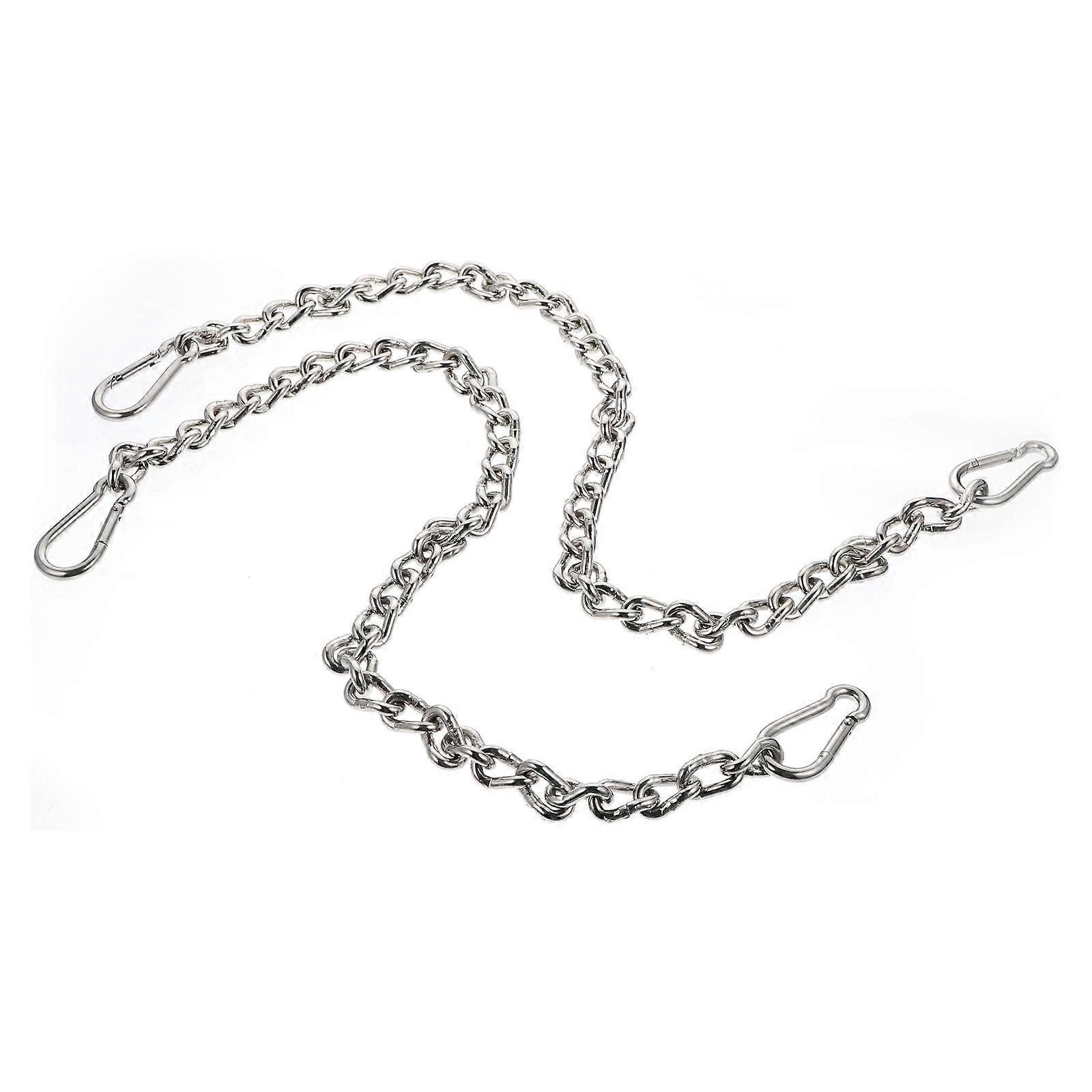 2pcs Hanging Stainless Steel Chains Iron Swing Chain Accessories Outdoor Tool