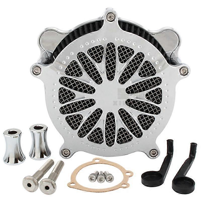 Modified Air Filter Assembly for Compatible Harley Models Road King Glide Soft Tail Dinah XL883 1200