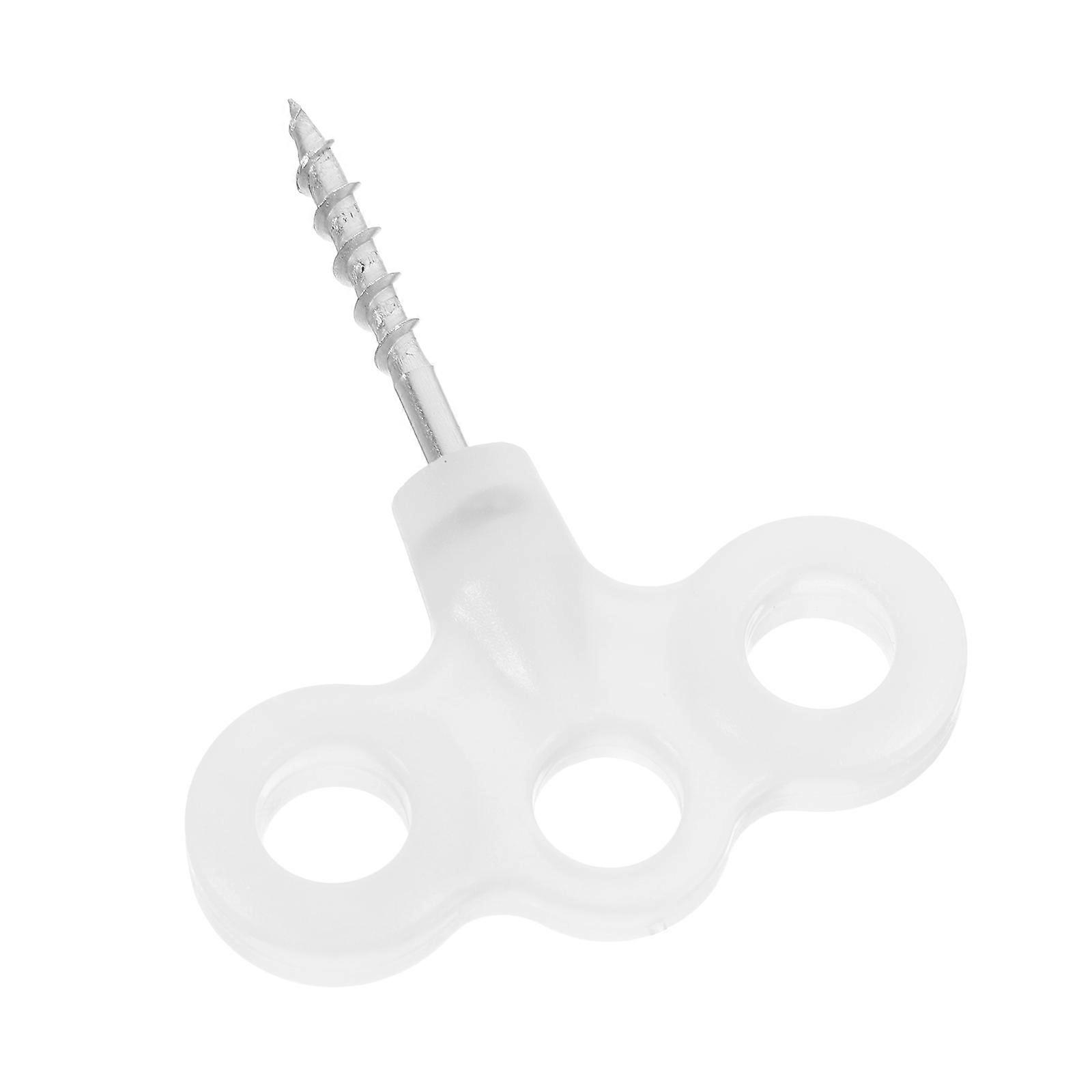 Ground Stakes Heavy Duty Tent Pegs for Outdoor Camping Glow in the Dark Secure Anchoring 6.8X5.4X1.10CM 1Set