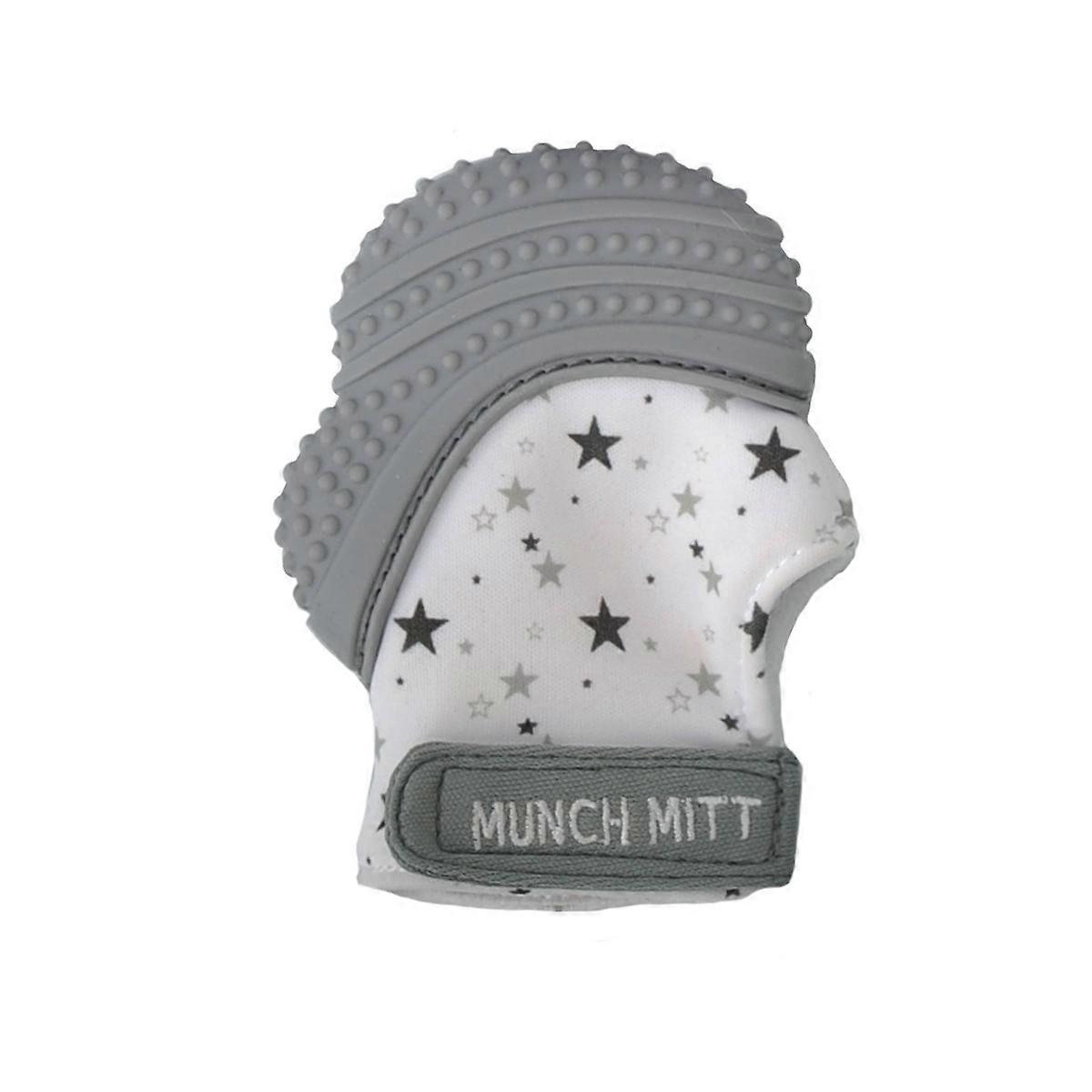 Malarkey 儿童 Munch Mitt Teether，灰色