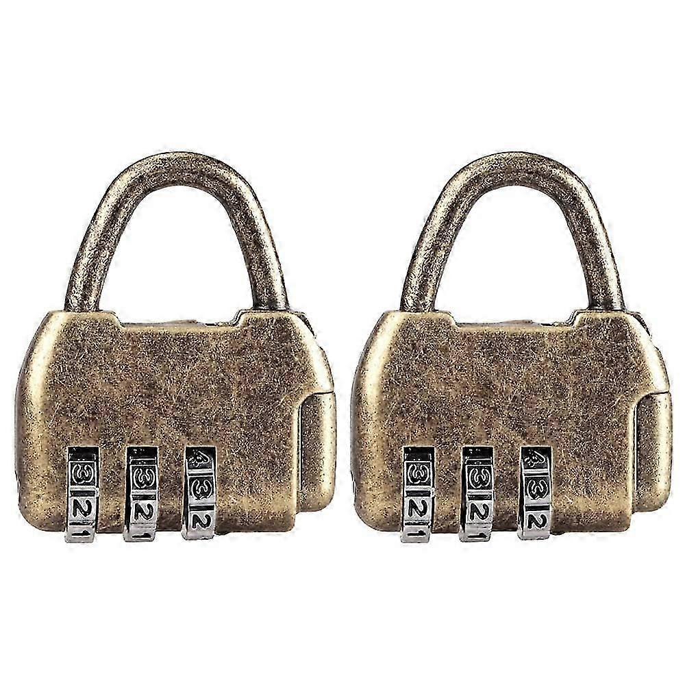 Retro Combination Lock Digital Number Code Lock Creative Handbag Shape Padlock for Storage Box Jewelry Box Gift Box Cabinet Drawer Suitcase Travel Bag