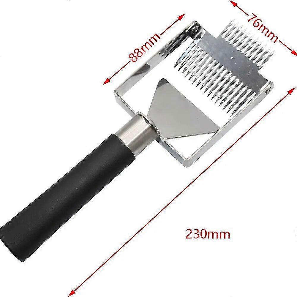 Beekeeping Tools Honey Cutter Uncapping Scraper Plastic Handle Honeycomb Scraper Equipment Fork Shovel