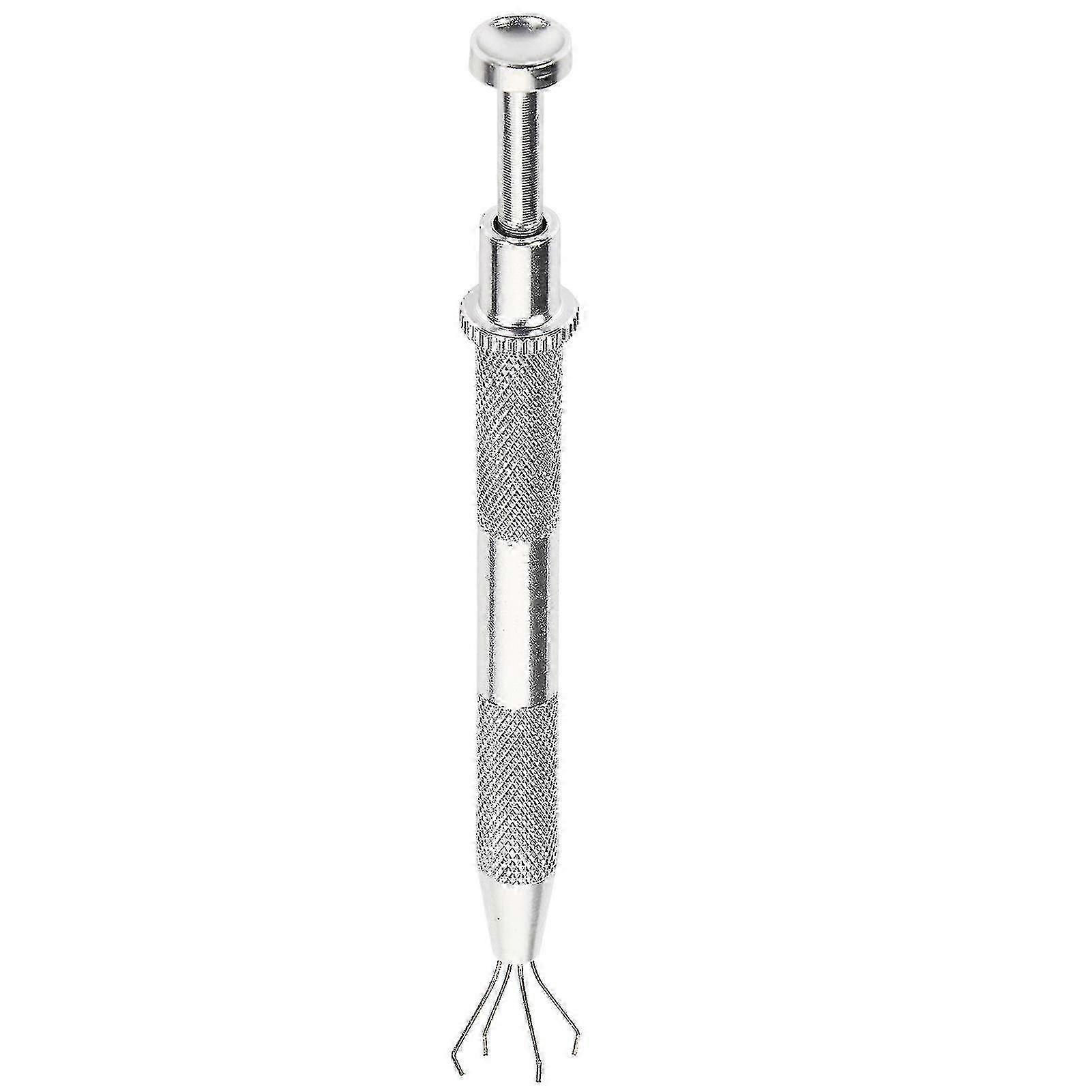 Jewelry Holder Pick Up Tool for Diamond Gems Prong Tweezers Catcher Grabber with 4 Claws