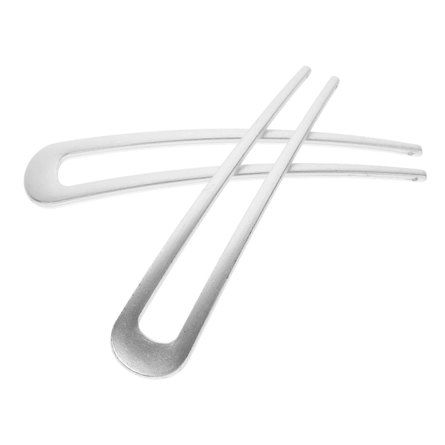 Metal Ushaped hair forks for women, French hair, lightweight hair accessory for women.