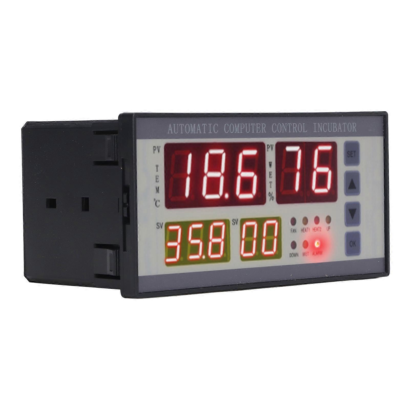 Incubator Controller Automatic Egg Flipping Temperature Humidity Control Incubator Temp RH Controller AC160V‑240V