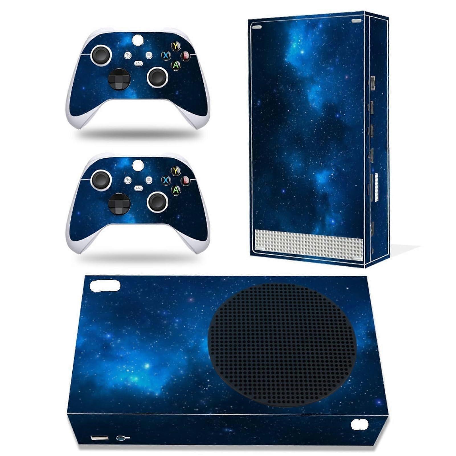 Vinyl Skin Decal Cover for Xbox Series S Console with Two Free Wireless Controller Stickers, Color 19, Protective Wrap
