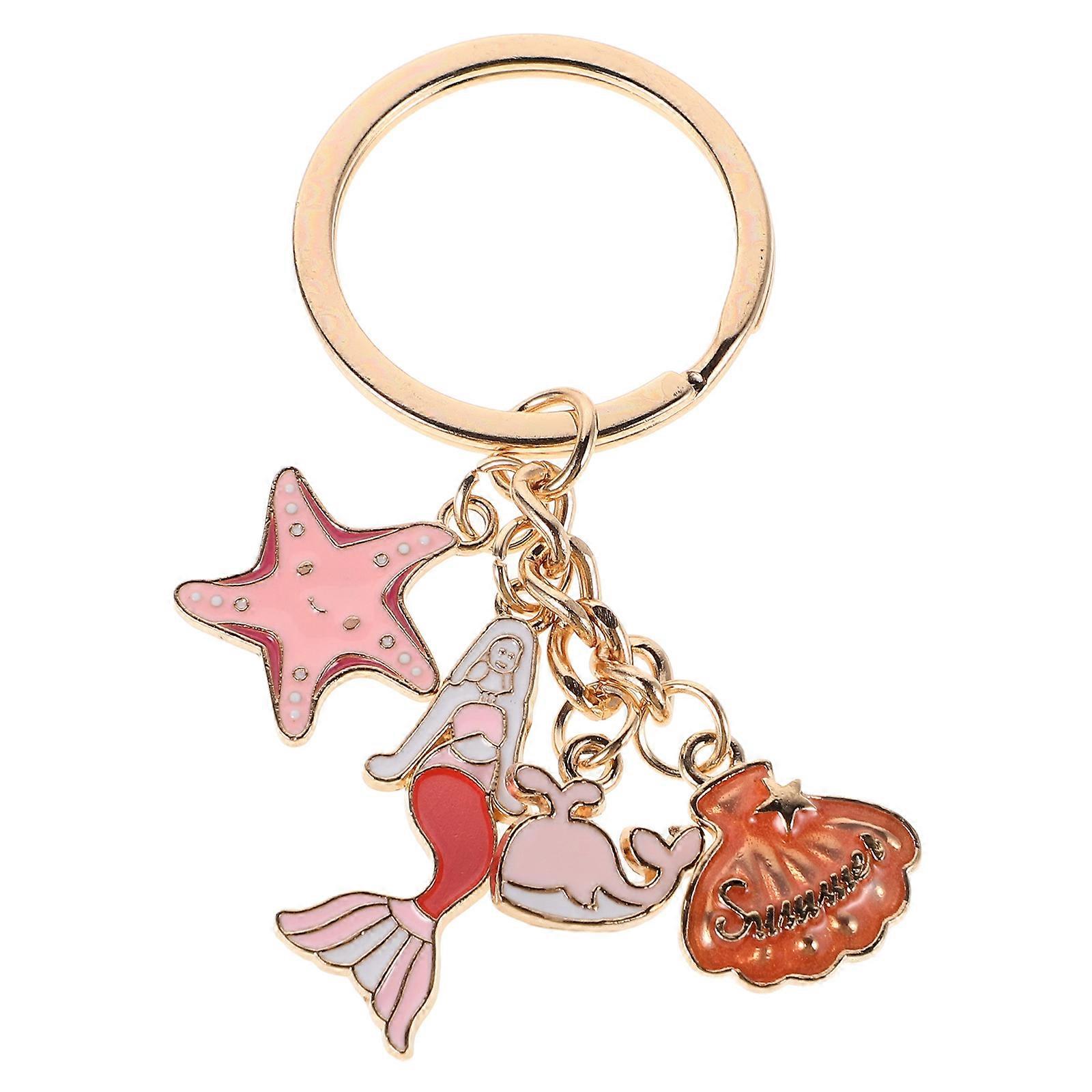 It looks like you're listing a variety of **ocean themed keychains**! These would make great gifts for beach lovers, mermaid enthusiasts, or anyone