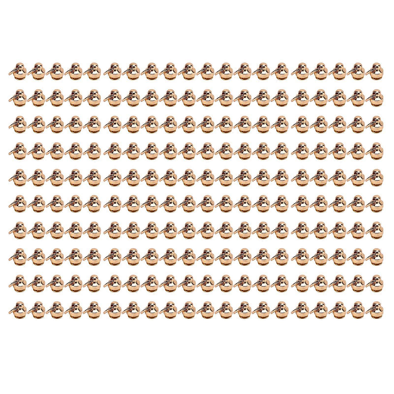 2025 Latest Model  200 Sets Monk Rivet with Pull Rings 8mm High Gloss