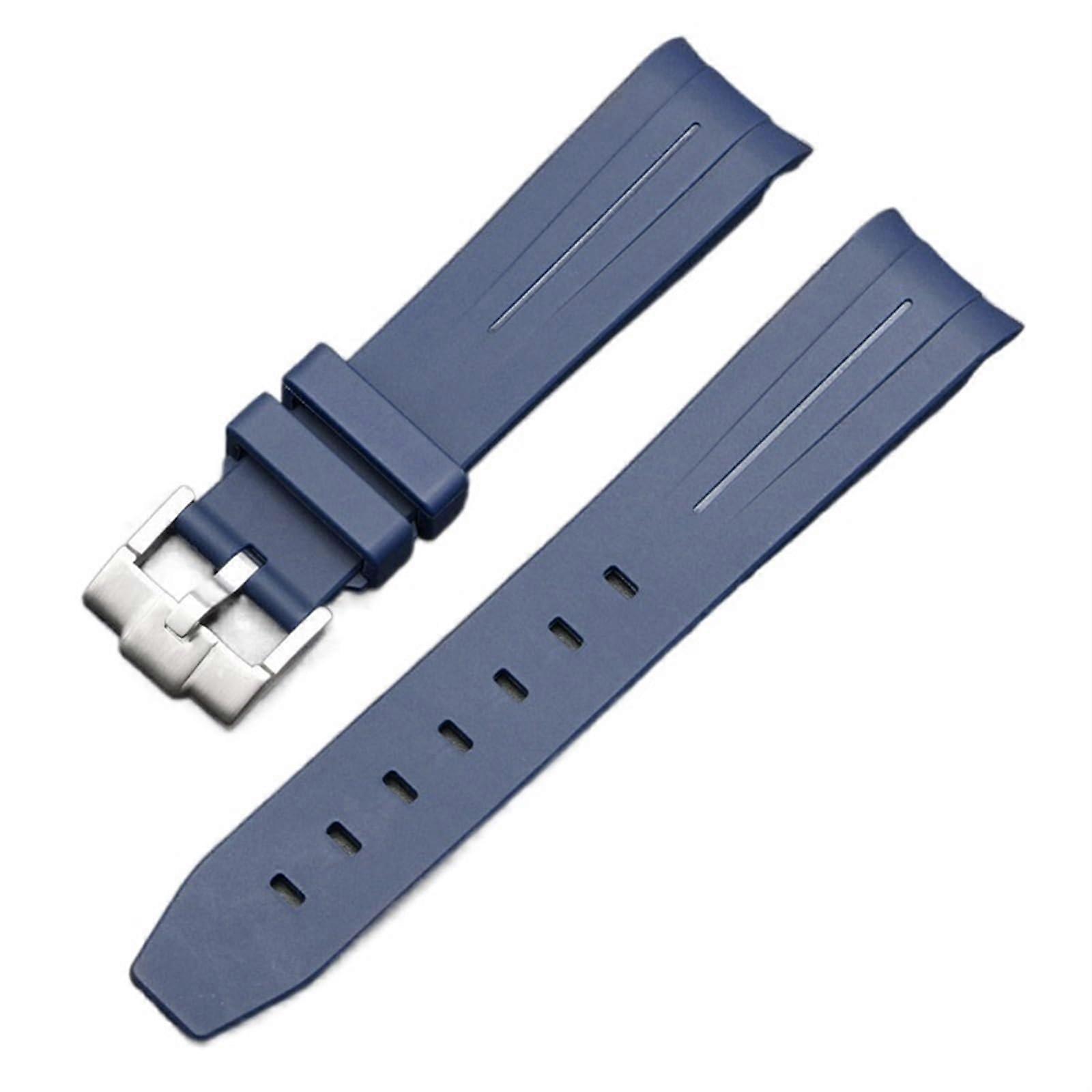 Watch Strap for Omega Swatch Joint Planet Series Moon Mercury, 20mm Curved Rubber Band for Moonswatch, No Gap Design