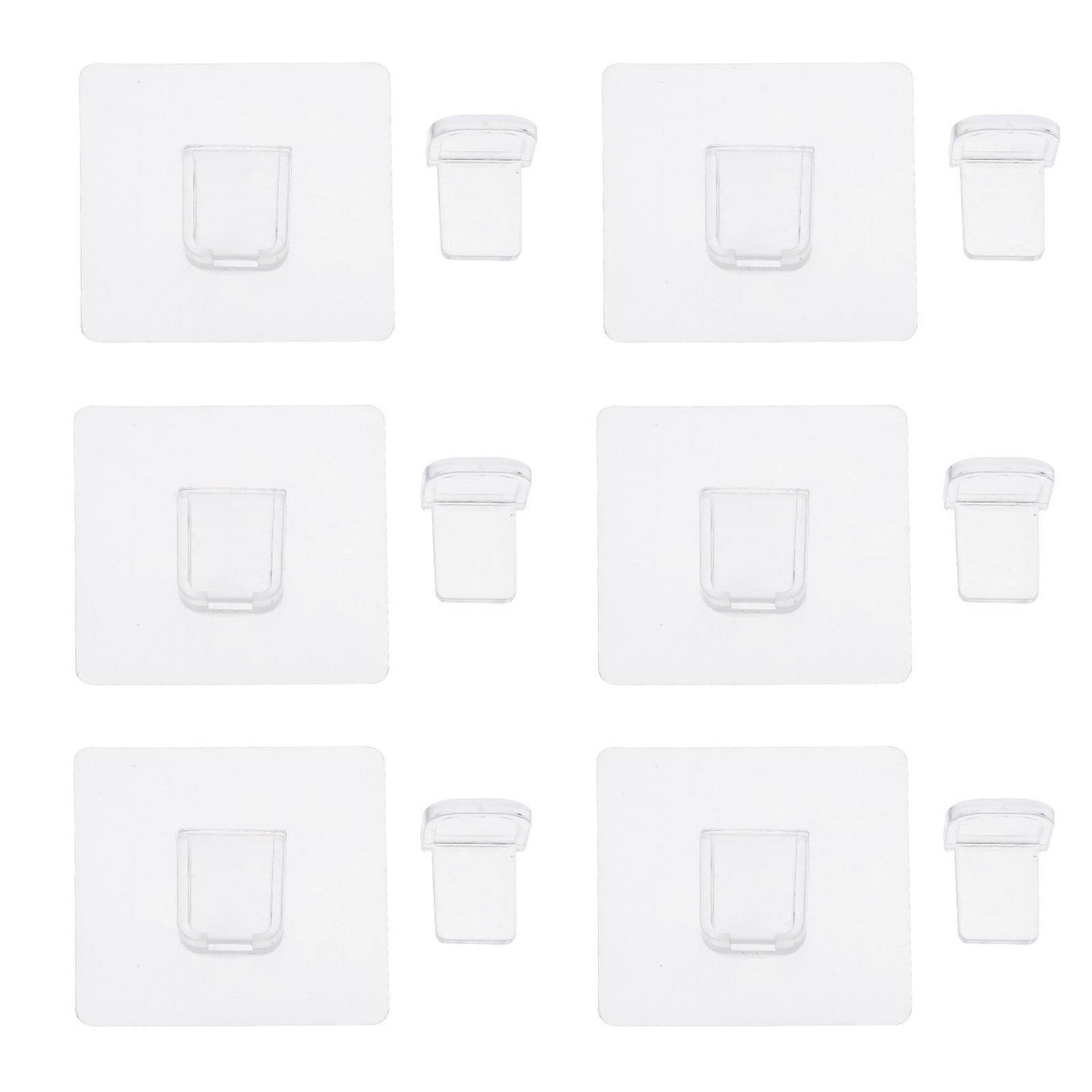 Cabinet Pegs For Shelves Adhesive Square 2.8x2.8x1.0In 24Pack