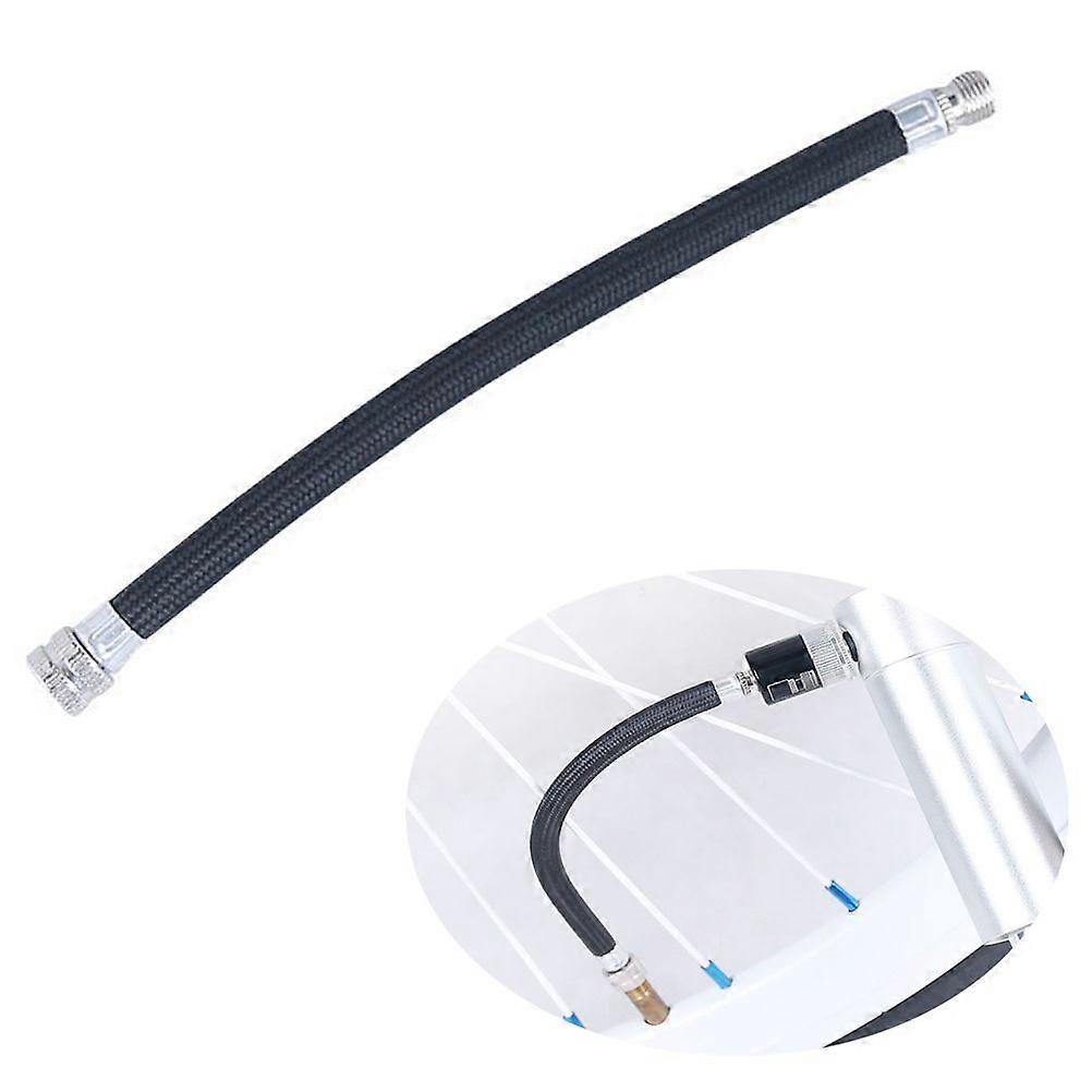 Durable Cycle Bike Pump Extension Hose High Pressure Inflator Pump American Valve Pumps Accessory for Schrader ValveYMQX)