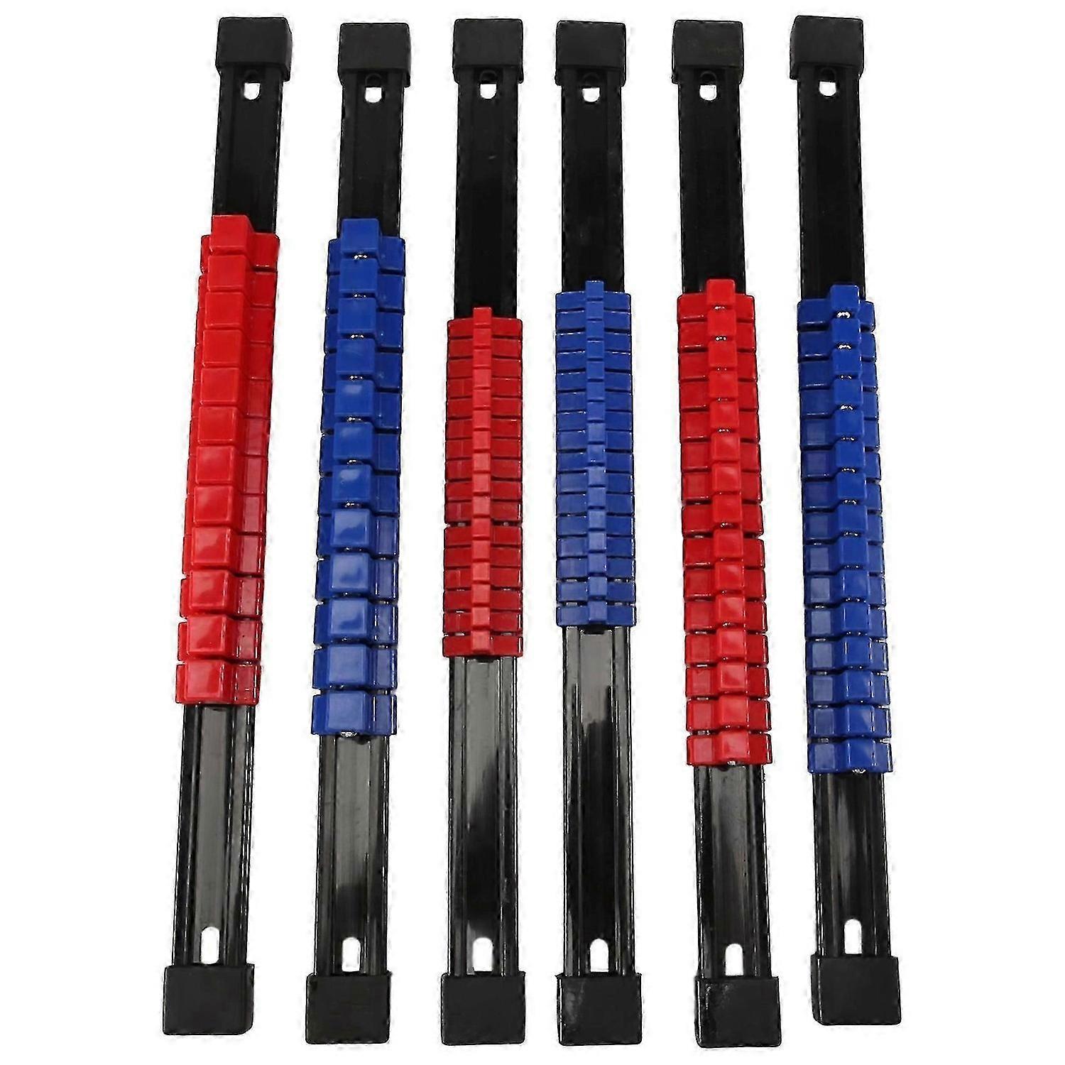 ABS Socket Organizer מחזיק שקע כונן, כונן 1/4 אינץ' x 32 קליפסים, כונן 3/8 אינץ' x 30 קליפסים, 1/2 jn