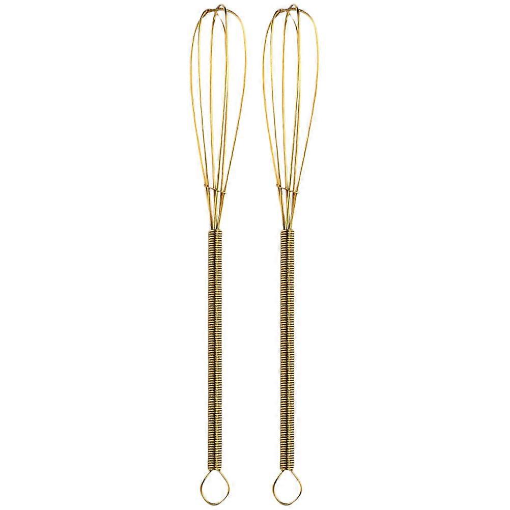 Ergonomic Egg Whisks 2pcs Multi Function Kitchen Mixers for Sauces, Eggs & Pancake Batter Efficient Handheld Beaters