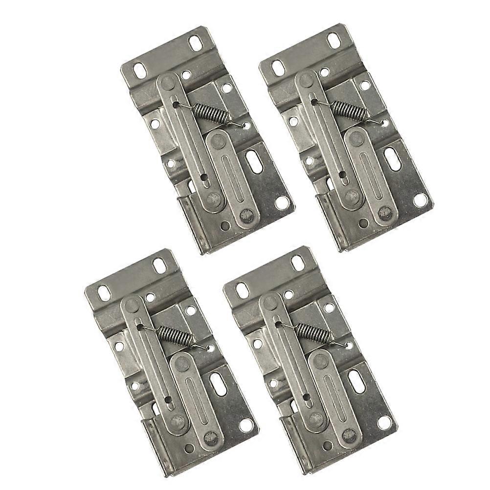 Kitchen Cabinet Door Hinges Hardware Small Tip Out Hinge Rectangular Design for Cabinet Hardware Dark Grey 45 Degree Drop Leaf Support 2 Pairs