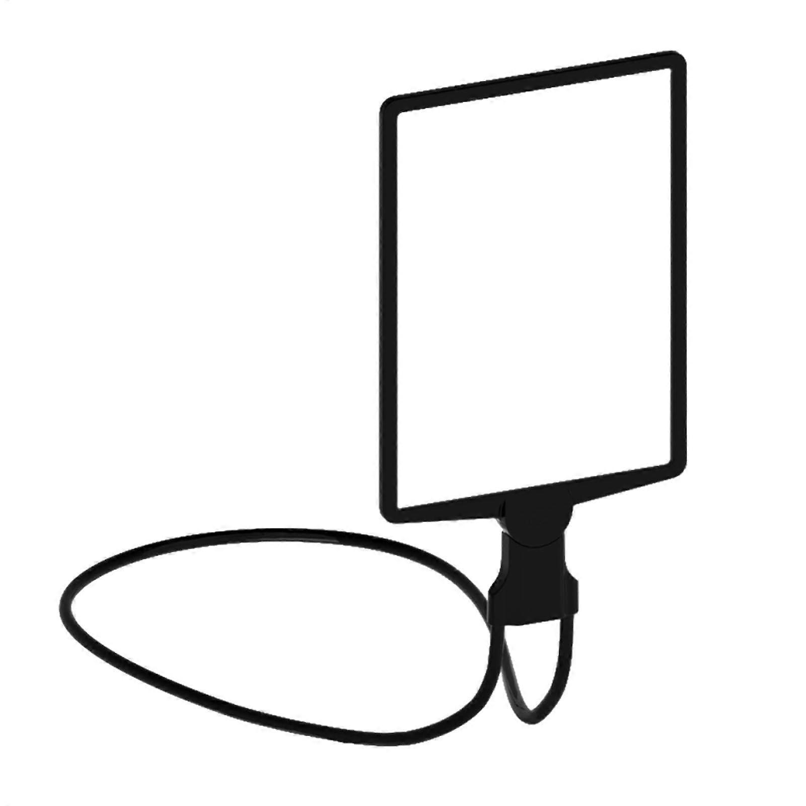 3-Fold Hands-Free Magnifier, 3-in-1 Portable Reading Device with Flexible Gooseneck, Ultra-Thin and Clear Design