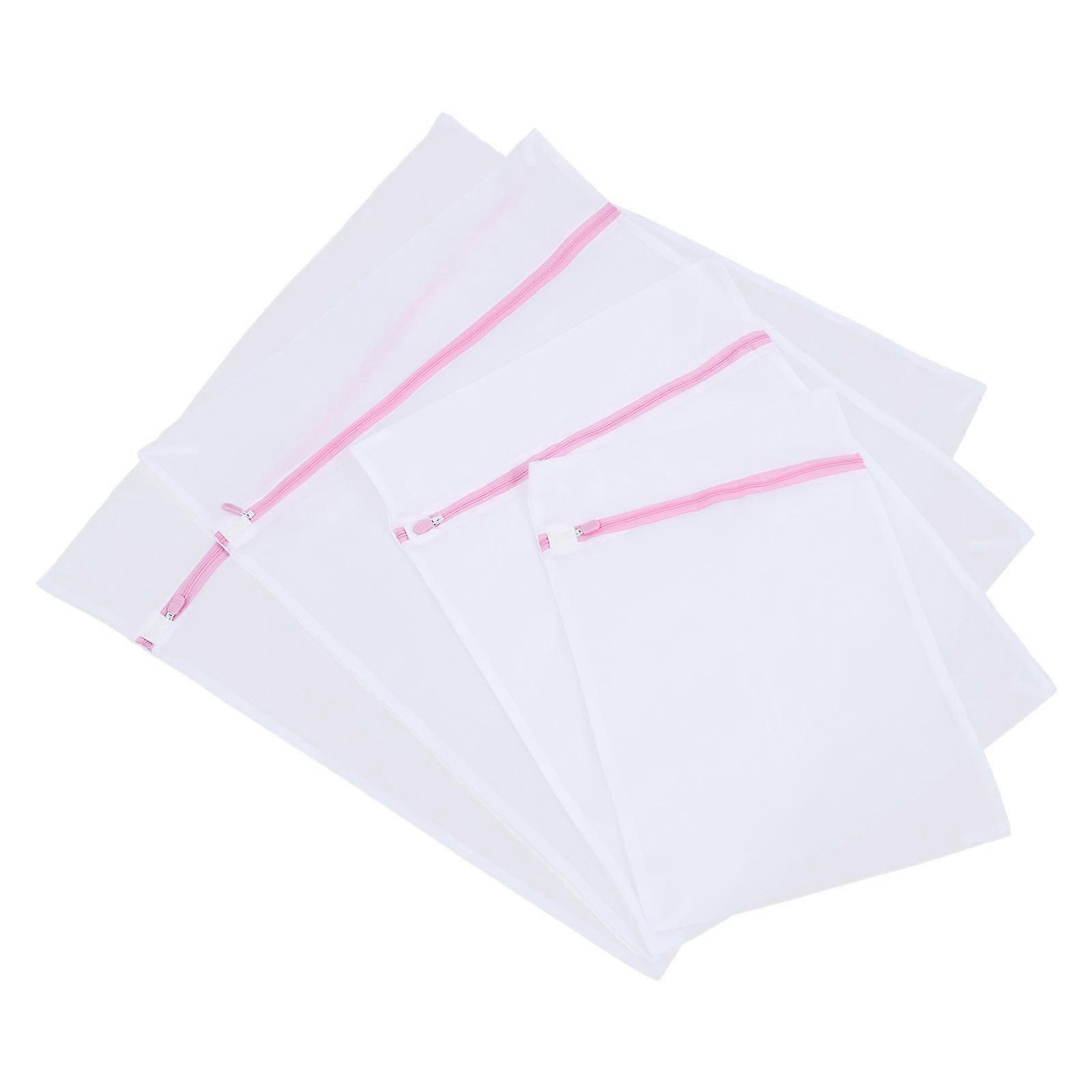 Reusable Washer Laundry Bag for Delicate Underwear Made of Soft Fabric White Various Sizes Available