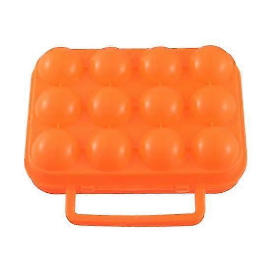 12 Grids Portable Folding Egg Storage Case & Holder for Camping Picnic - Durable Container for Fresh Eggs